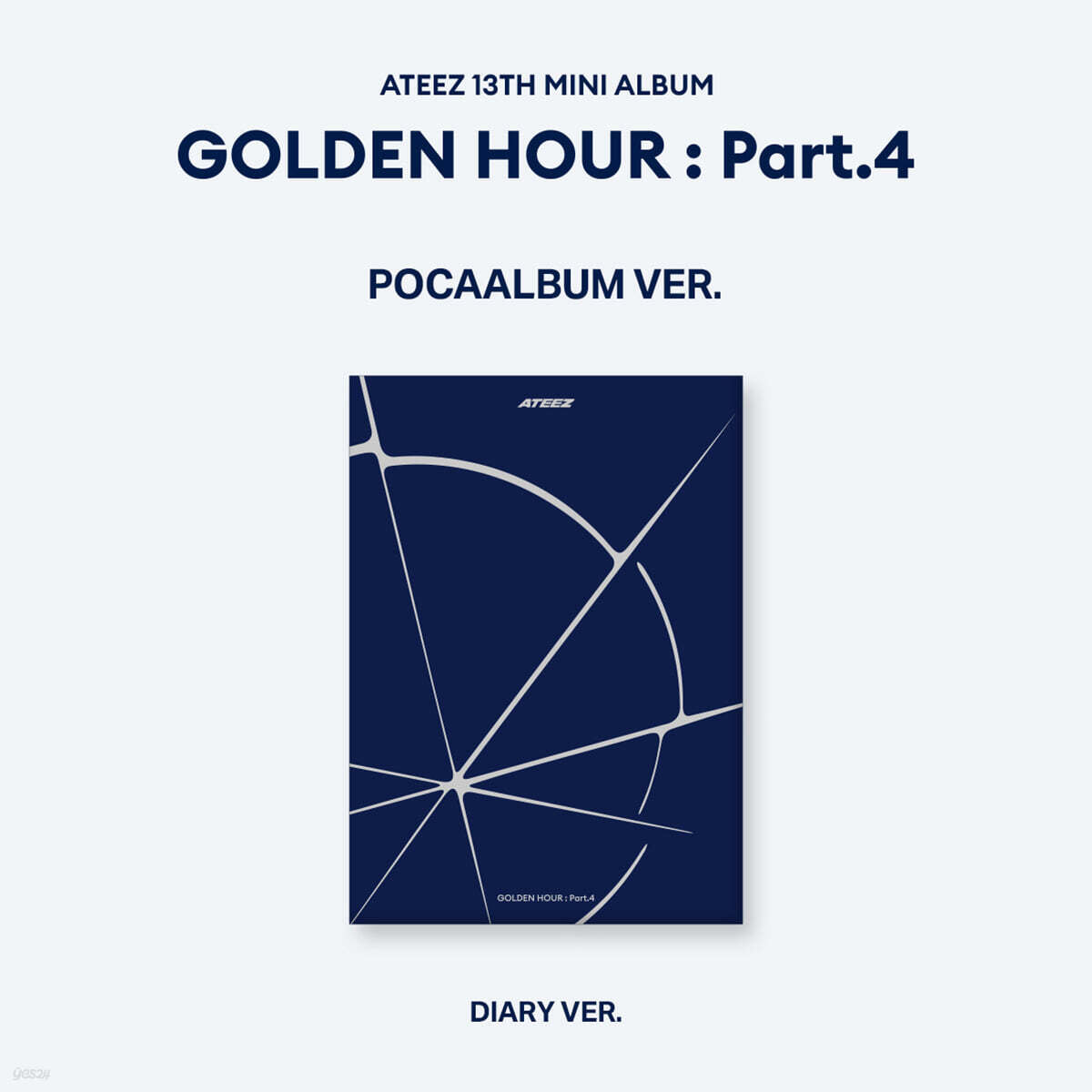 ATEEZ - 13th Mini Album GOLDEN HOUR : Part.4 (POCAALBUM)