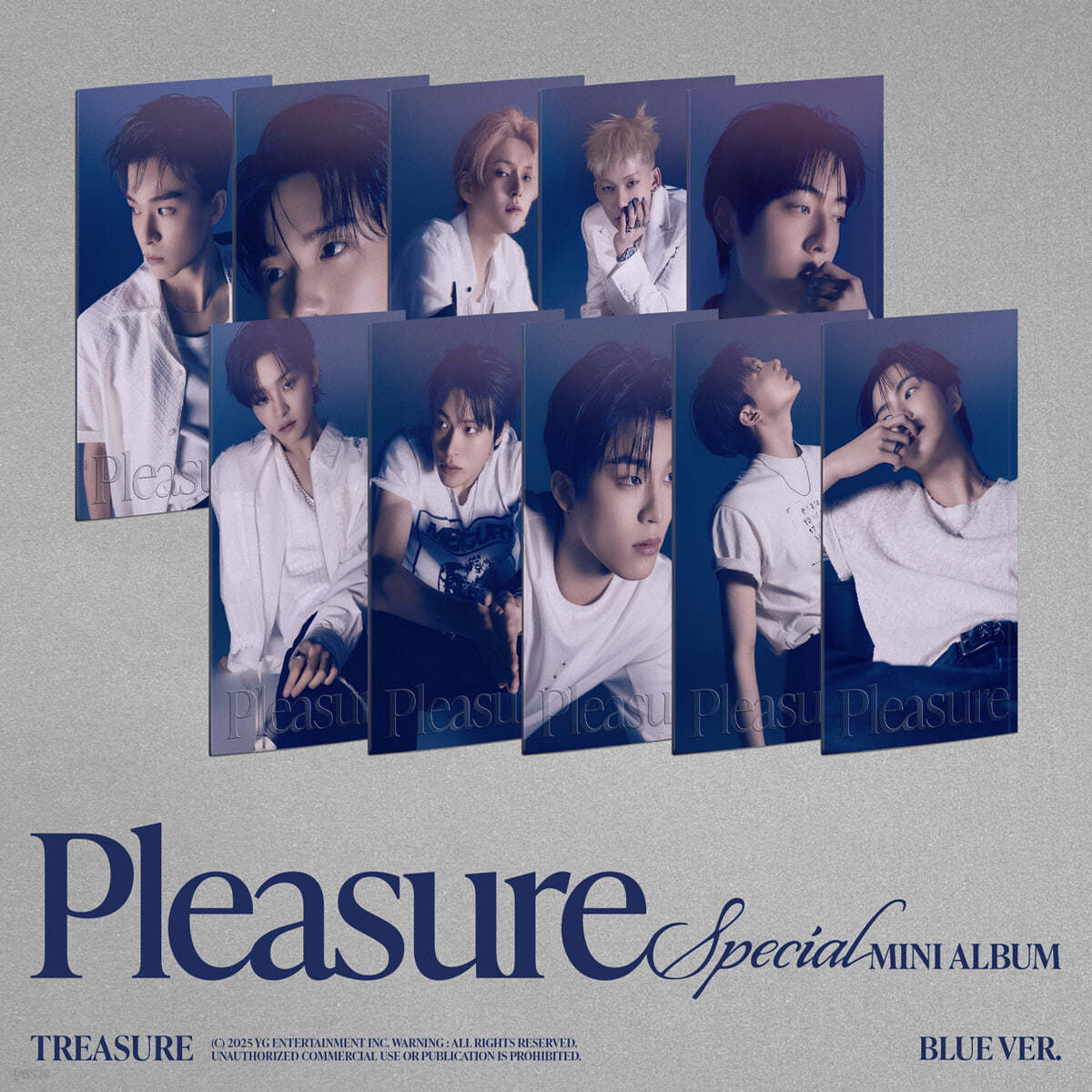 TREASURE - Special Mini Album PLEASURE (BLUE VER.)