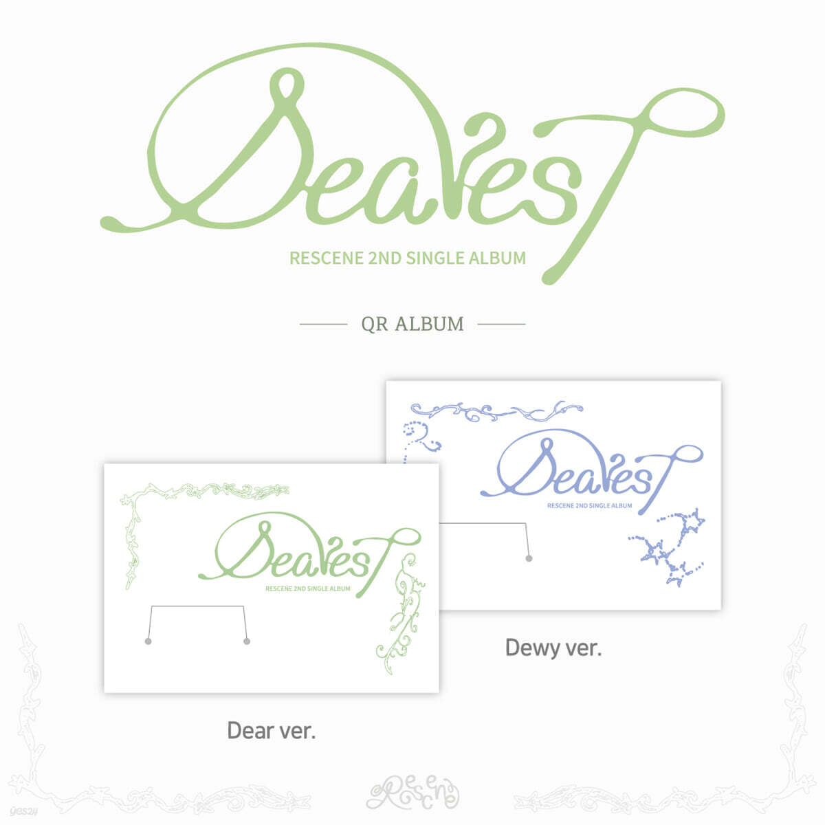 RESCENE - 2nd Single Album Dearest (QR Ver.) (Random Ver.) RESCENE  DKshop