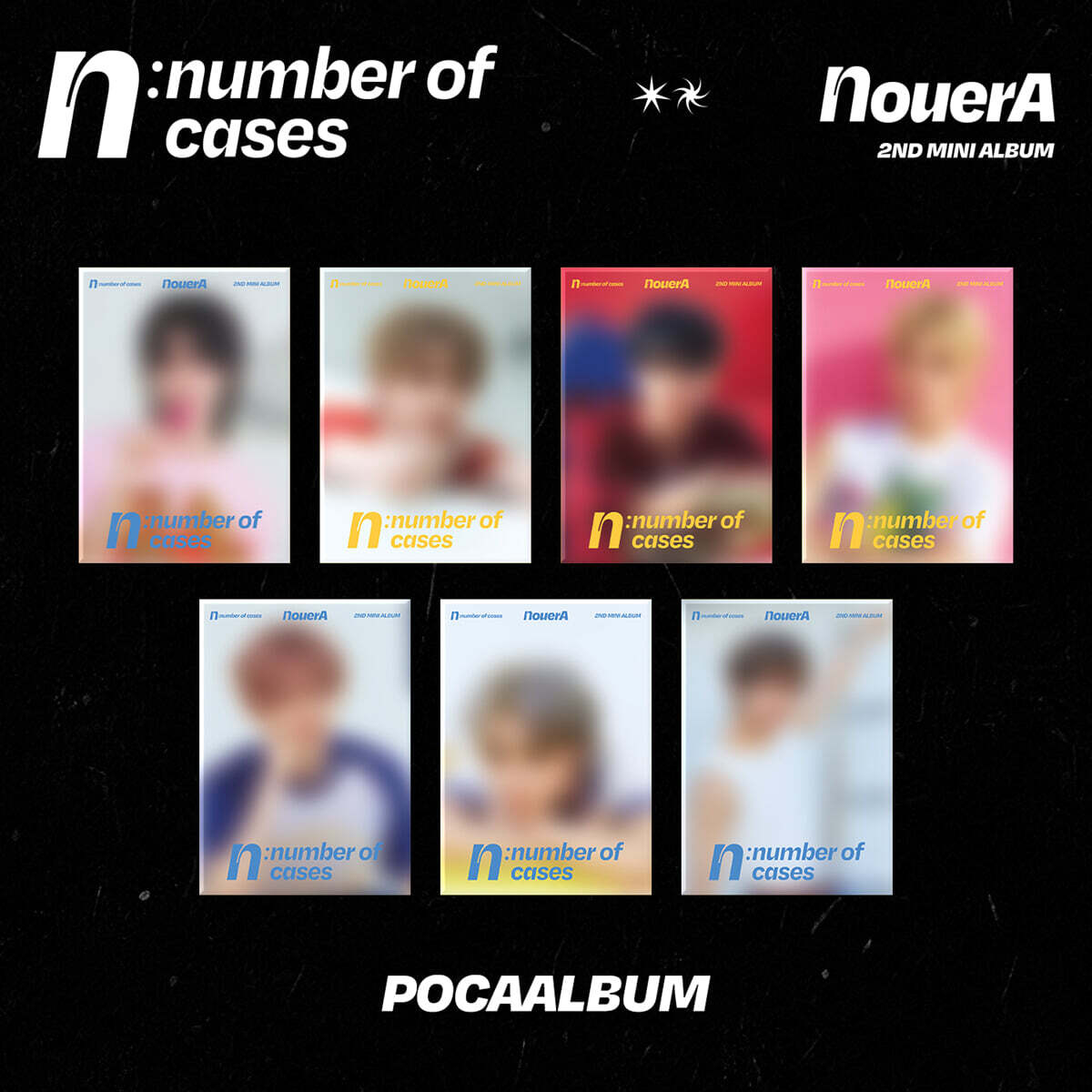 NouerA - 2nd Mini Album n: number of cases (POCAALBUM) (Random Ver.) NouerA  DKshop