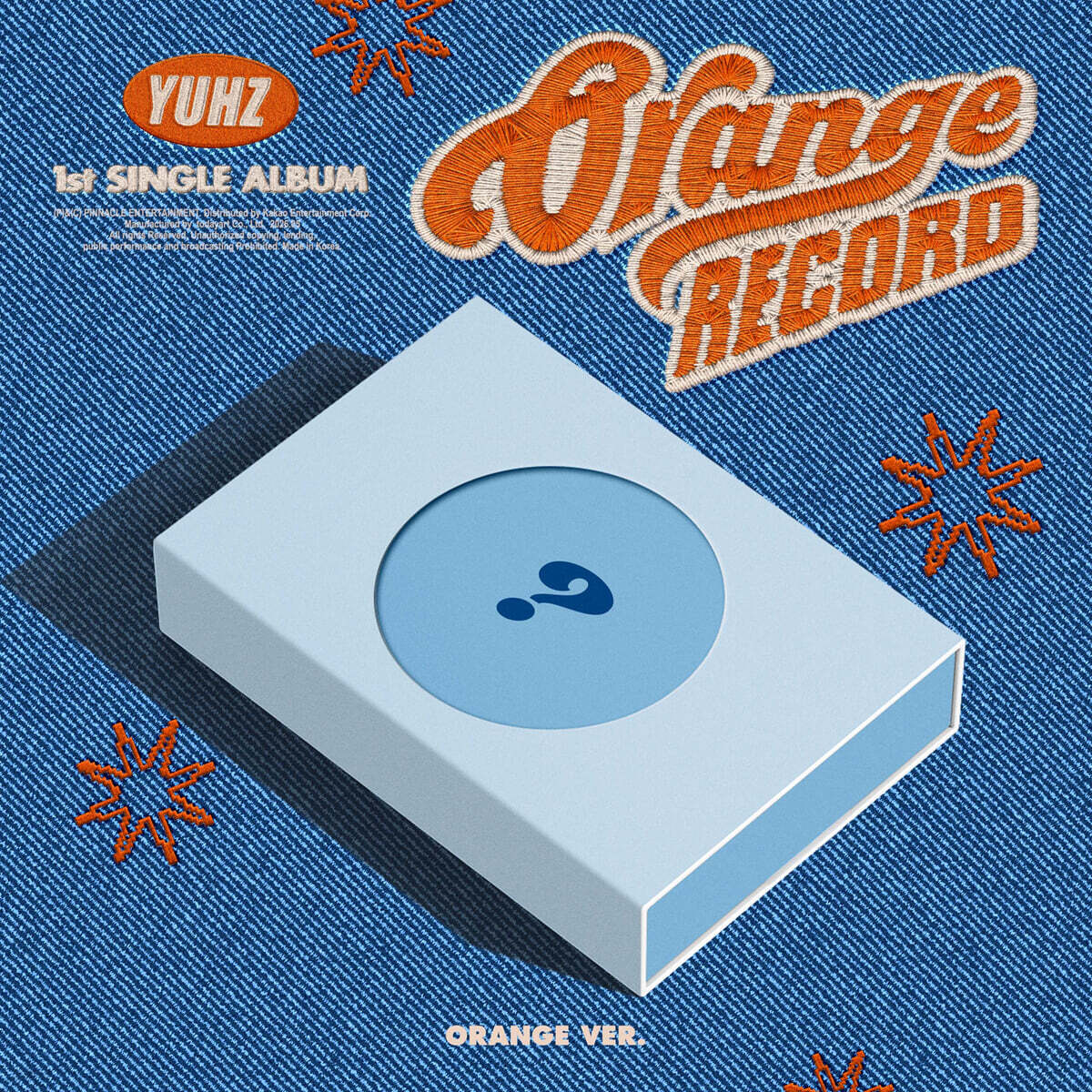 [PRE-ORDER] YUHZ - 1st Single Album (Orange Record) (Orange Ver.) YUHZ  DKshop