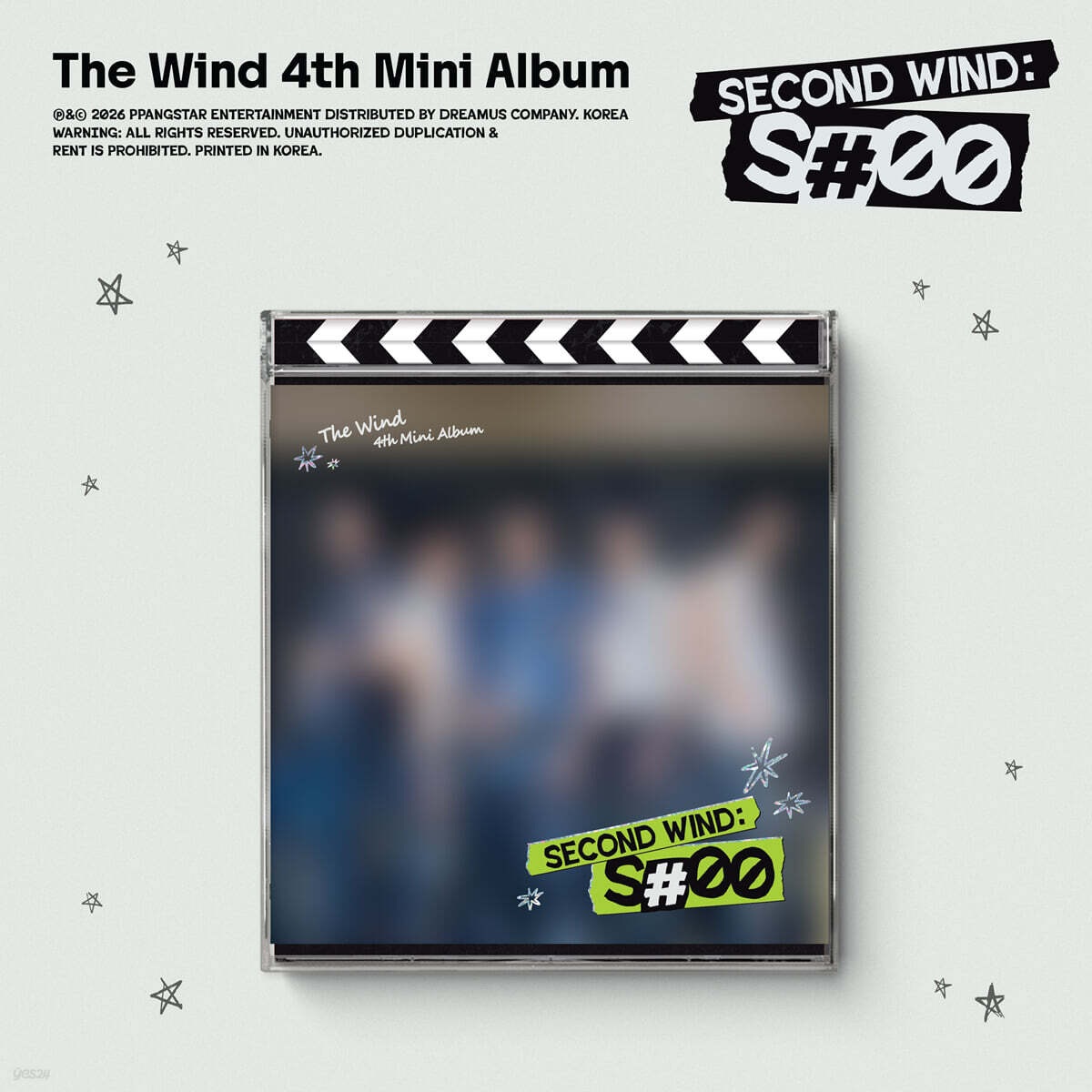 [PRE-ORDER] The Wind - 4th Mini Album Second wind : S#00 (Jewel Ver.) The Wind  DKshop