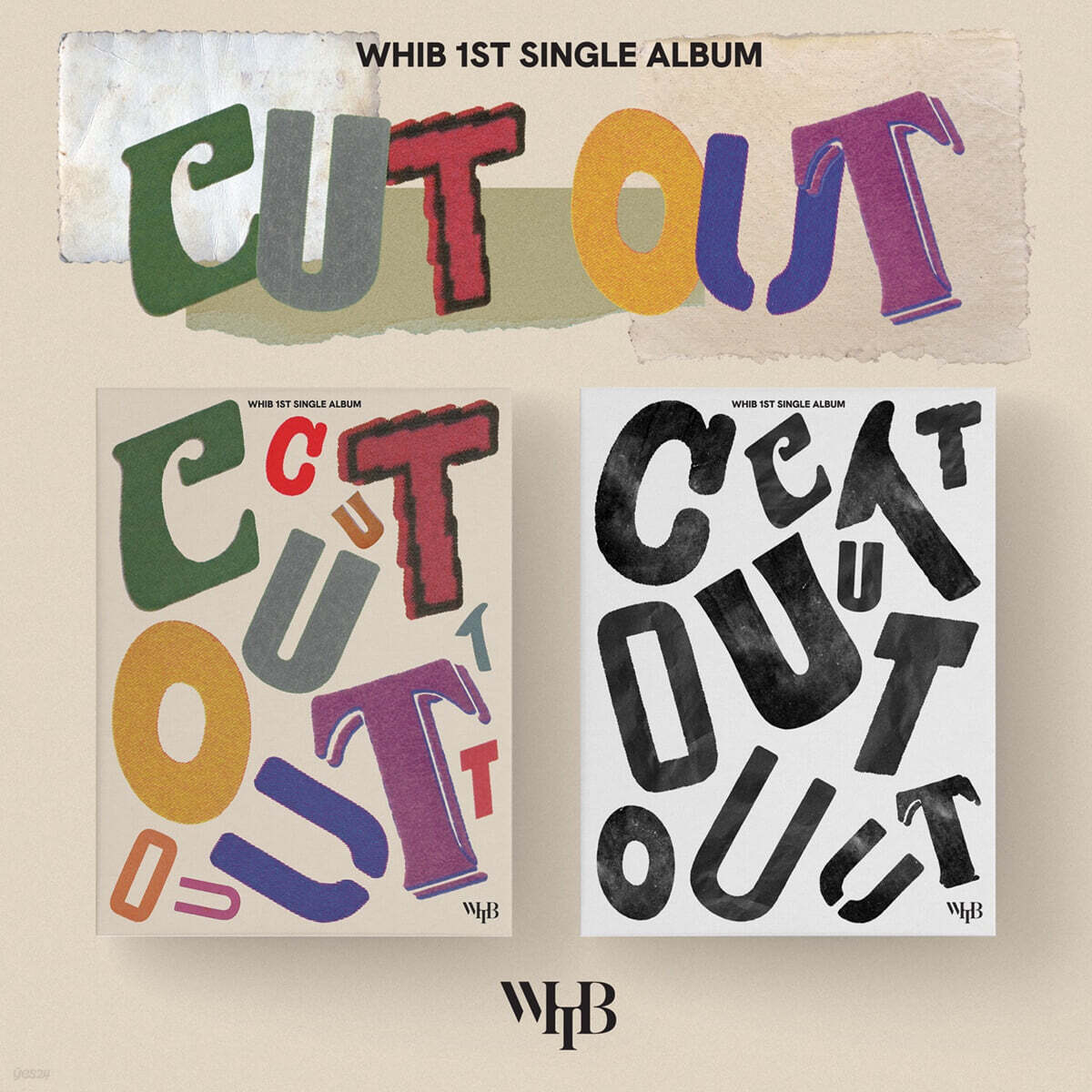 WHIB - 1st Single Album Cut-Out (Random Ver.) WHIB  DKshop