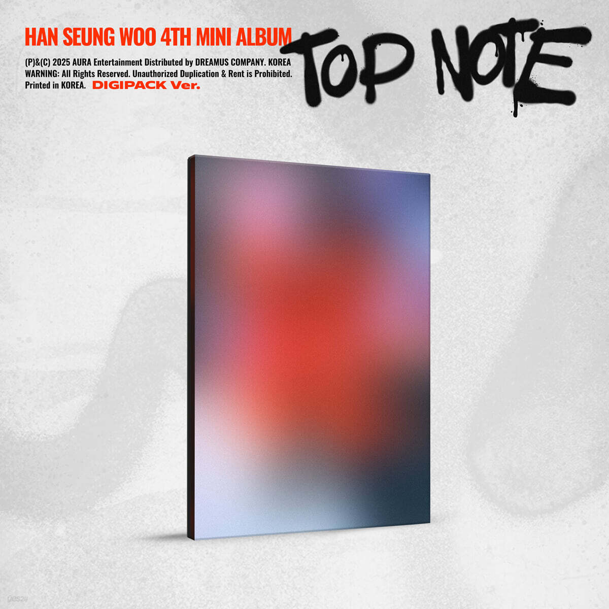 [PRE-ORDER] HAN SEUNG WOO - 4th Mini Album TOP NOTE (Digipack Ver.) HAN SEUNG WOO  DKshop