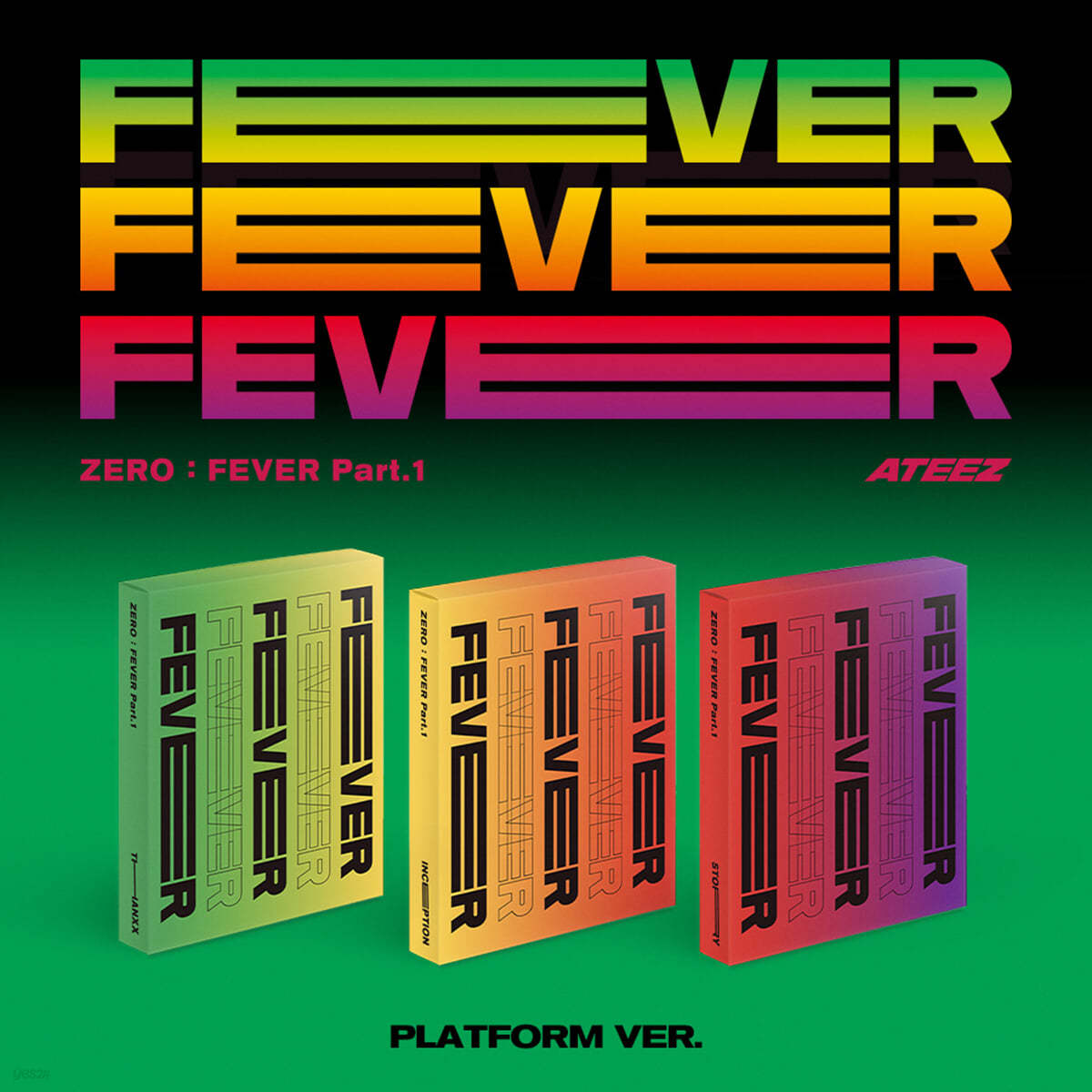 [POB Selectable] ATEEZ - 5th Mini Album ZERO : FEVER Part.1 (PLATFORM VER.)