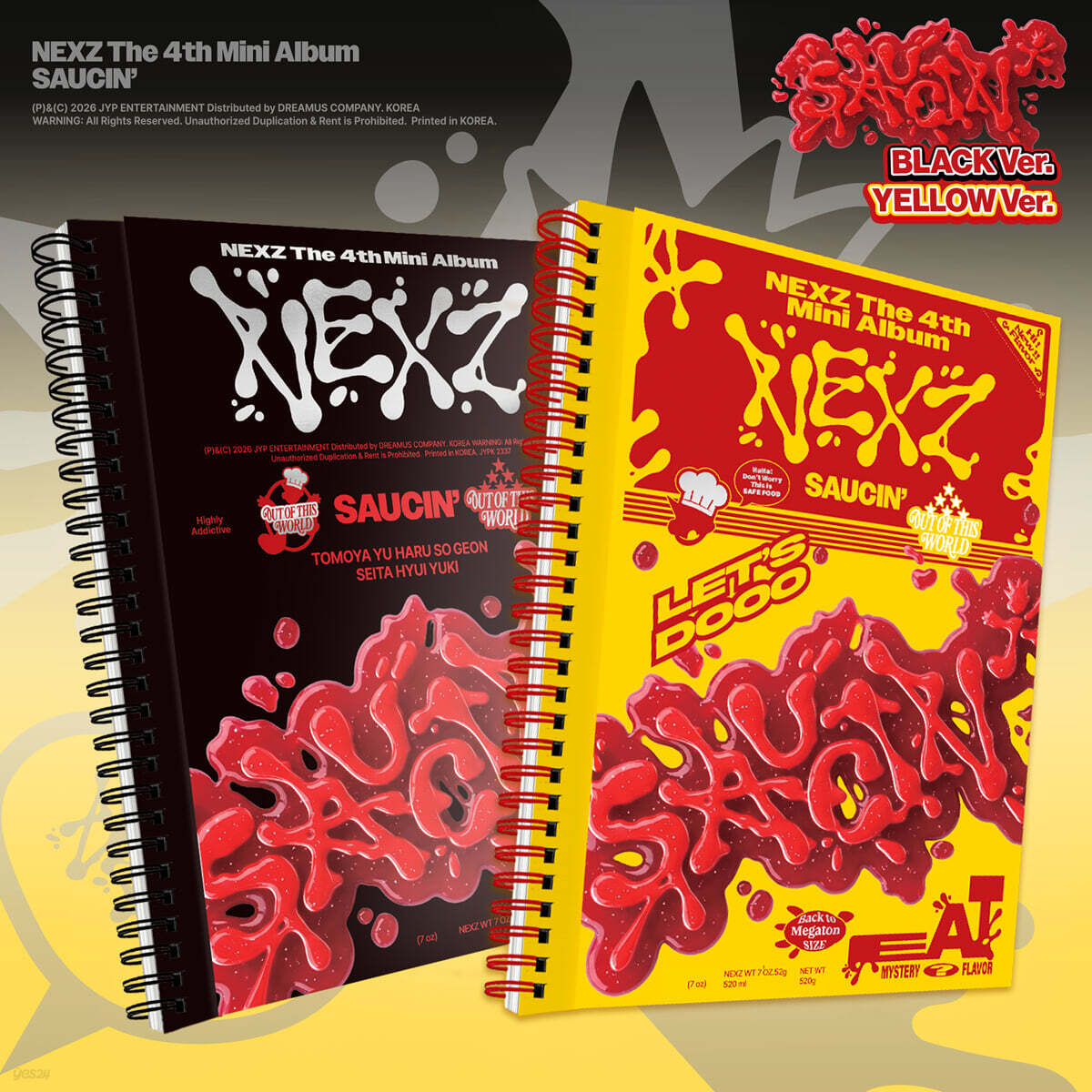 [PRE-ORDER] NEXZ - 4th Mini Album SAUCIN' NEXZ  DKshop