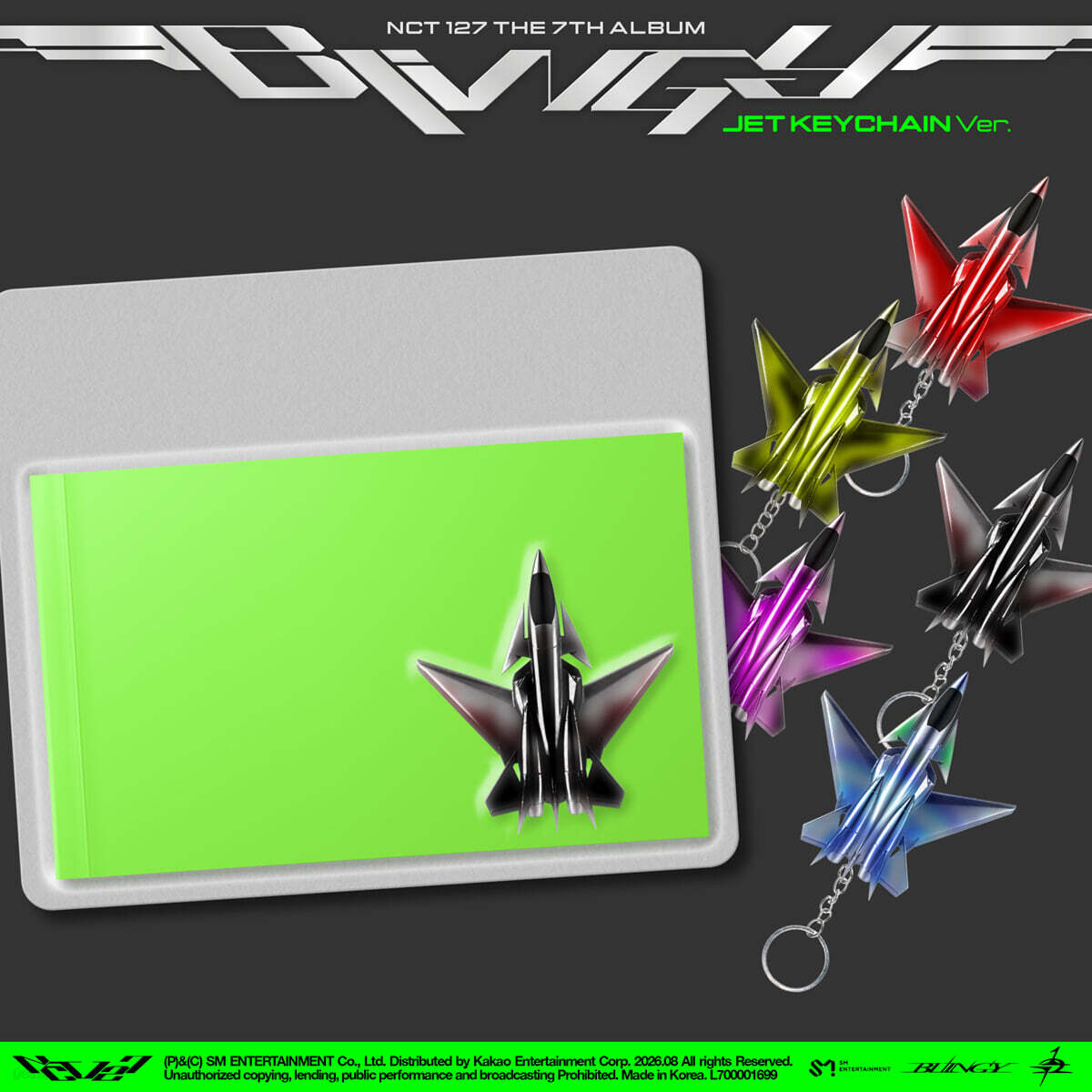 [PRE-ORDER] NCT 127 - 7th Album BLINGY (JET Keychain Ver.) NCT  DKshop
