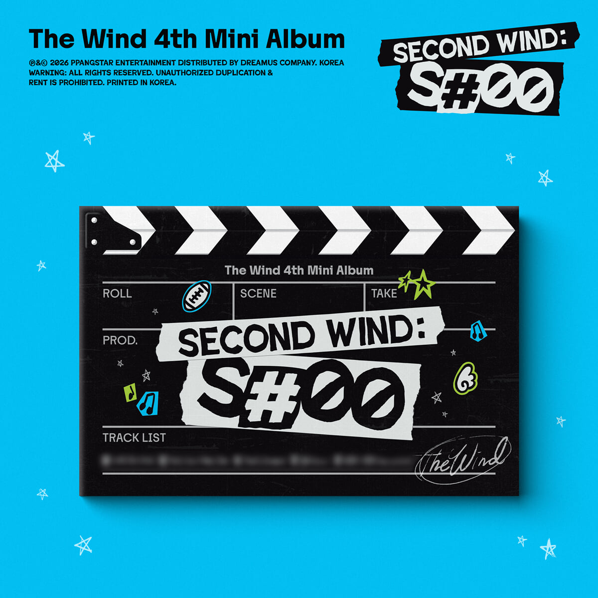 [PRE-ORDER] The Wind - 4th Mini Album Second wind : S#00 (Photobook Ver.) The Wind  DKshop