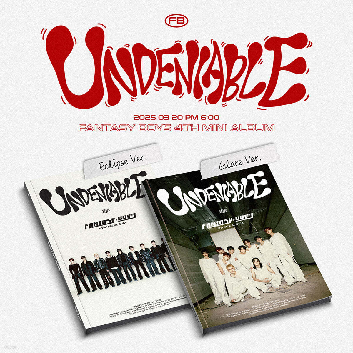 [PRE-ORDER] FANTASY BOYS - 4th Mini Album UNDENIABLE