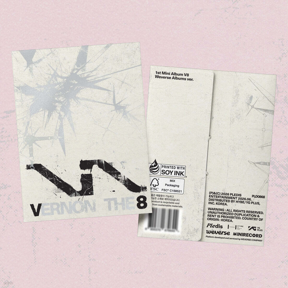[PRE-ORDER] V8 (SEVENTEEN) - 1st Mini Album V8 (Weverse Albums Ver.) SEVENTEEN  DKshop