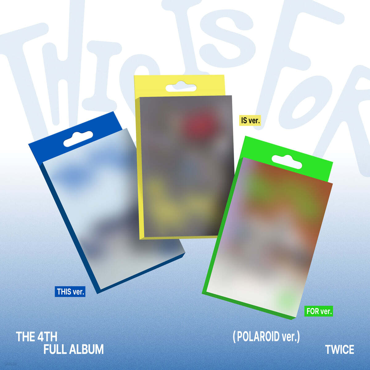 TWICE - 4th Full Album THIS IS FOR (POLAROID Ver.) (Random Ver.) TWICE  DKshop