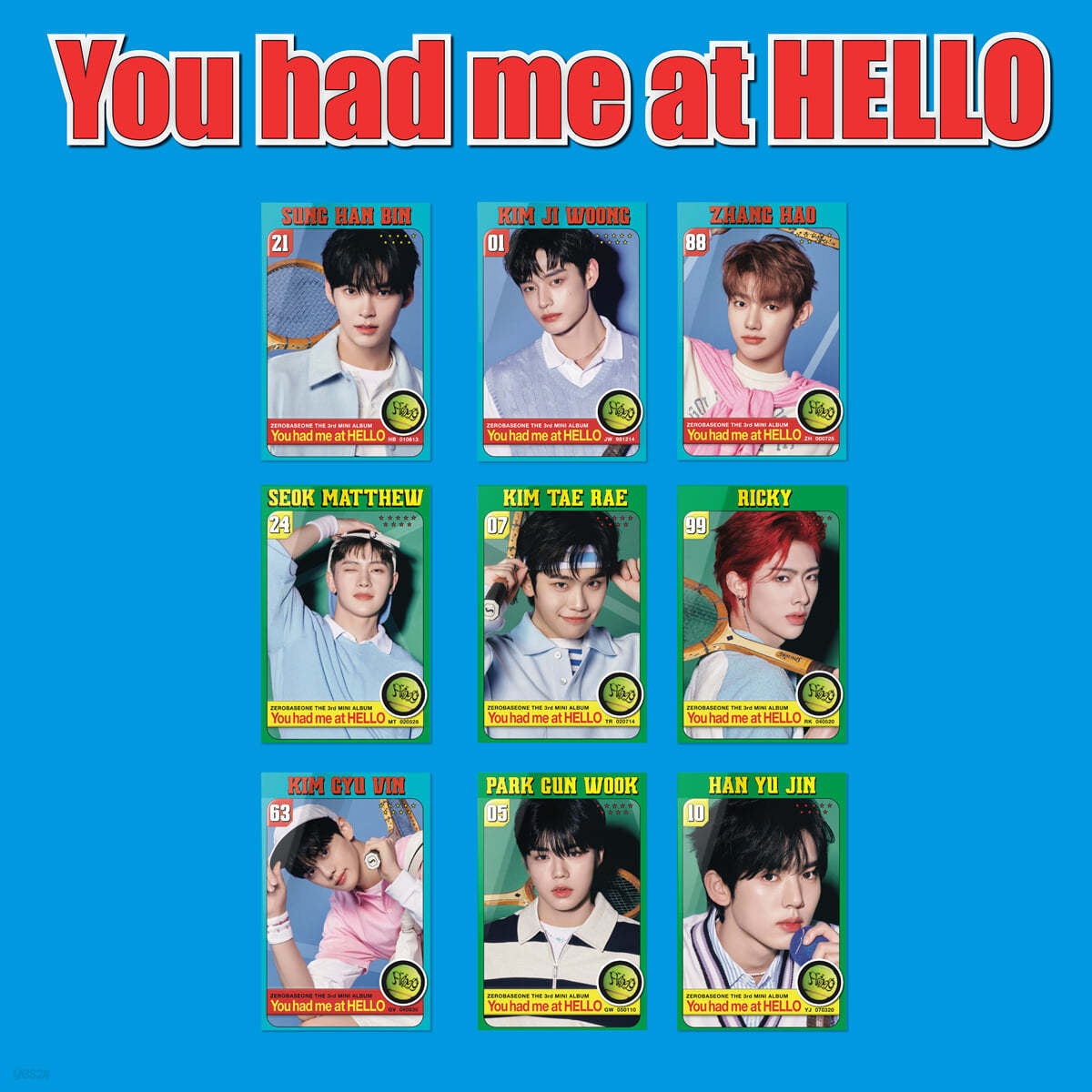 ZEROBASEONE - 3rd Mini Album You had me at HELLO (ZEROSE Ver.) (POCAALBUM) (Random Ver.) | DKshop