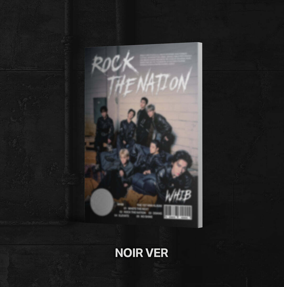[PRE-ORDER] WHIB - 1st Mini Album ROCK THE NATION (NOIR VER.)