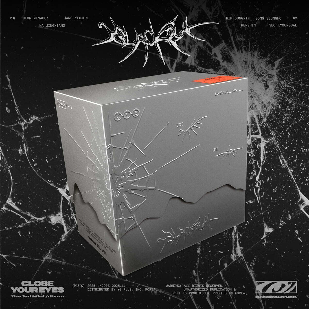 [PRE-ORDER] CLOSE YOUR EYES - 3rd Mini Album blackout (breakout Ver.) CLOSE YOUR EYES  DKshop