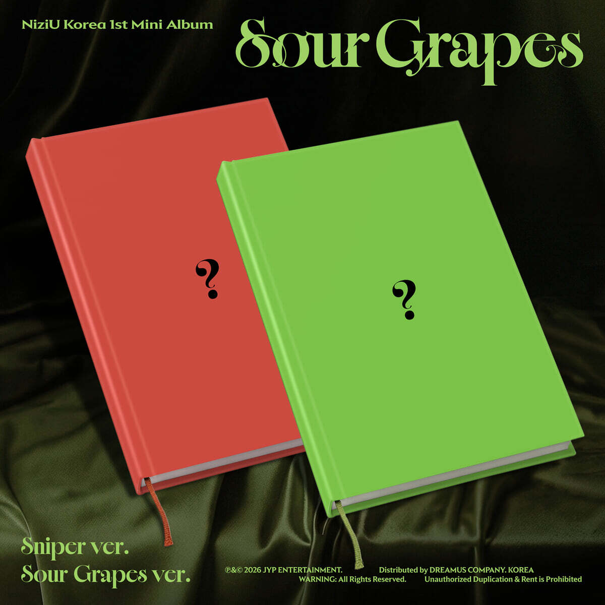 [PRE-ORDER] NiziU - Korea 1st Mini Album Sour Grapes NiziU  DKshop