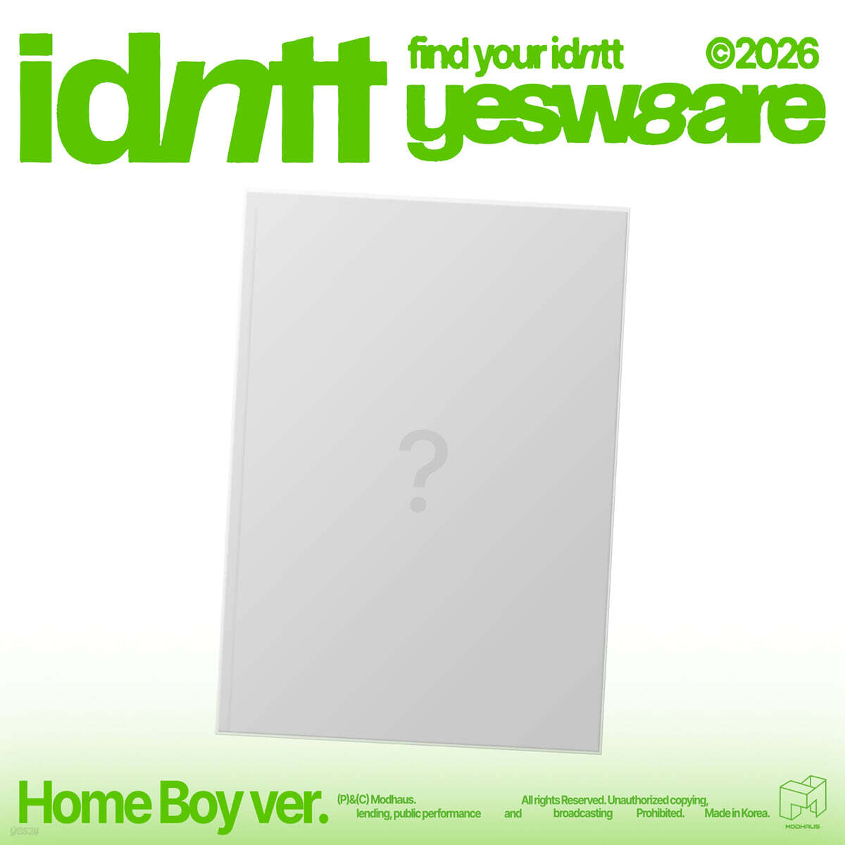 [PRE-ORDER] idntt - Mini Album yesweare idntt  DKshop