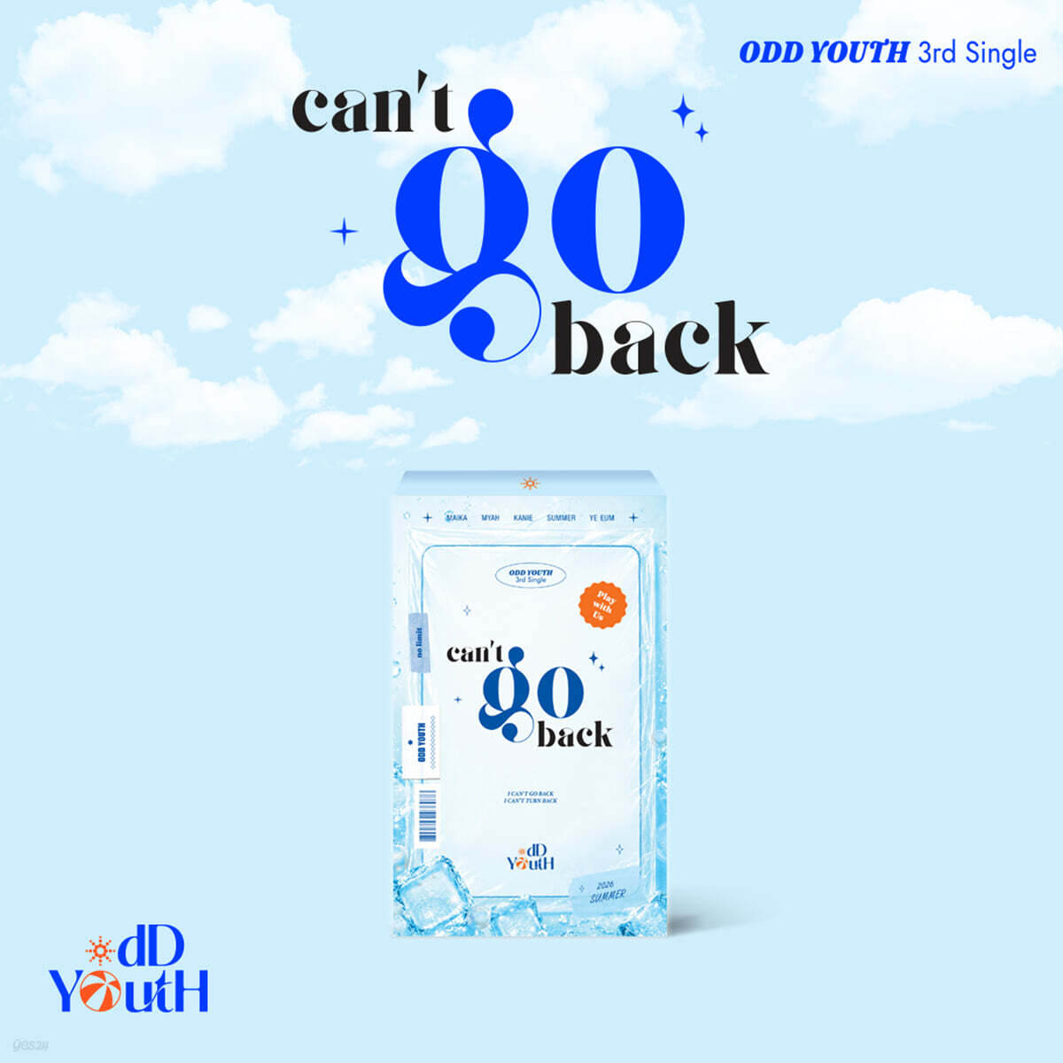 [PRE-ORDER] ODD YOUTH - 3rd Single Album can't go back ODD YOUTH  DKshop