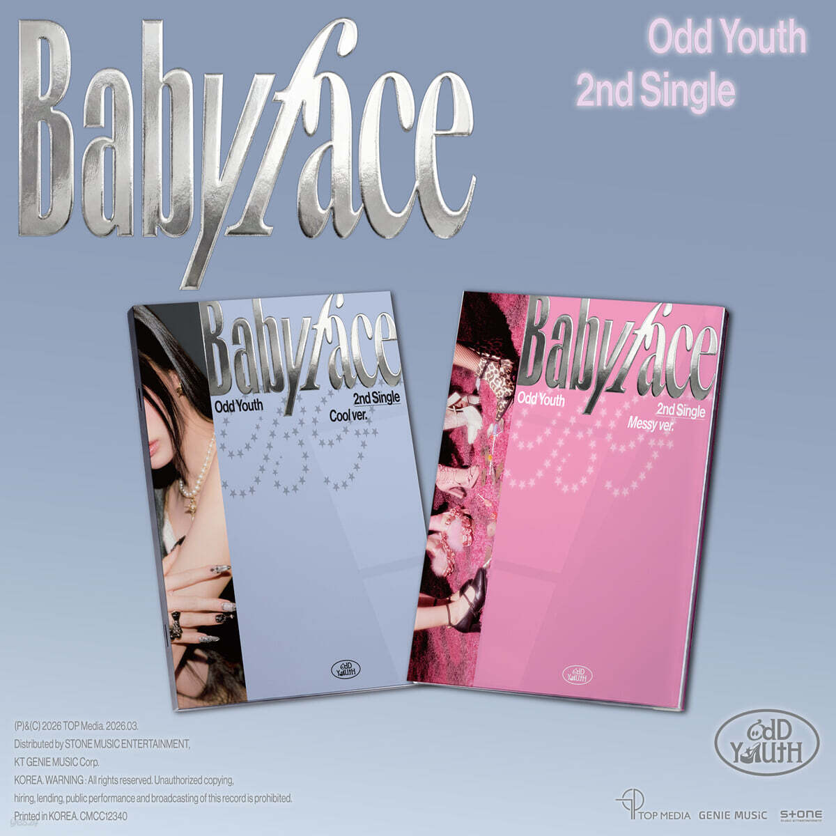 [PRE-ORDER] ODD YOUTH - 2nd Single Album Babyface (Random Ver.) ODD YOUTH  DKshop