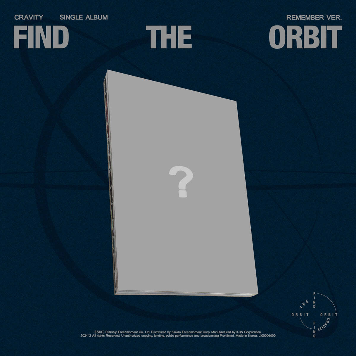 [PRE-ORDER] CRAVITY - Single Album FIND THE ORBIT (REMEMBER Ver.)