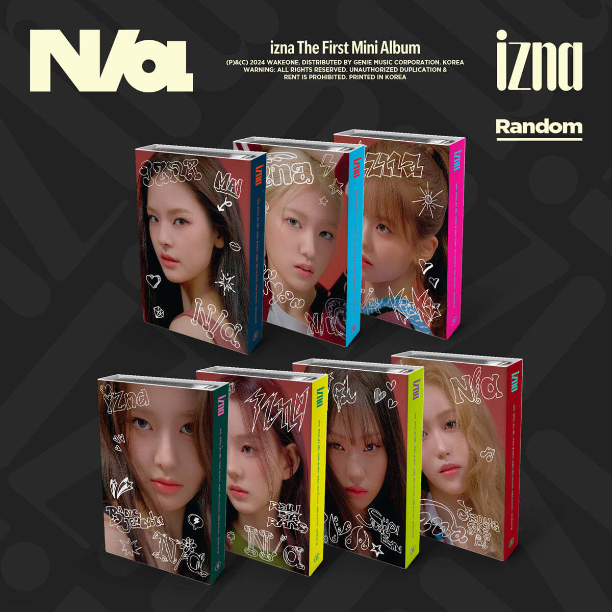 [PRE-ORDER] izna - 1st Mini Album N/a (izna Ver.) (Random Ver.)