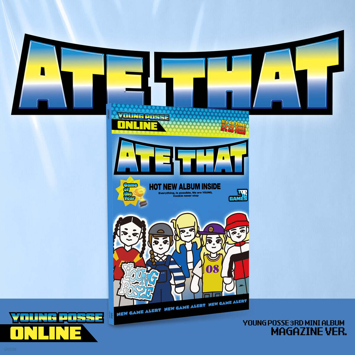 [PRE-ORDER] YOUNG POSSE - 3rd EP Album ATE THAT (Magazine Ver.) YOUNG POSSE  DKshop