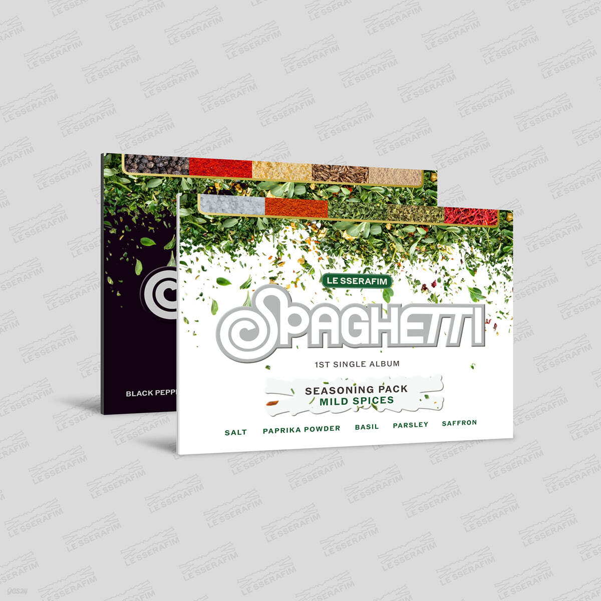 [PRE-ORDER] LE SSERAFIM - 1st Single Album SPAGHETTI (Weverse Albums Ver.) LE SSERAFIM  DKshop