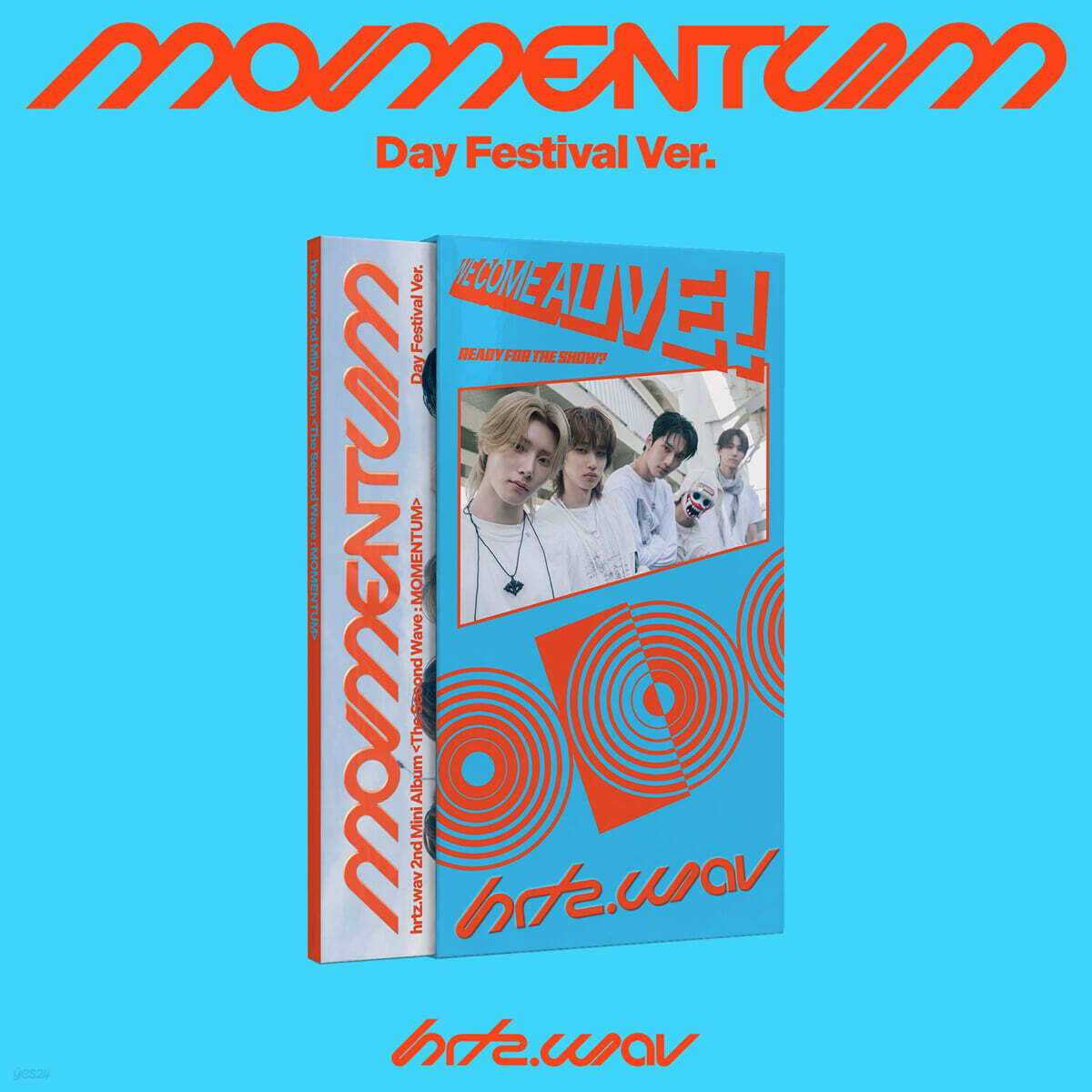 [PRE-ORDER] hrtz.wav - 2nd Mini Album The Second Wave : MOMENTUM hrtz.wav  DKshop