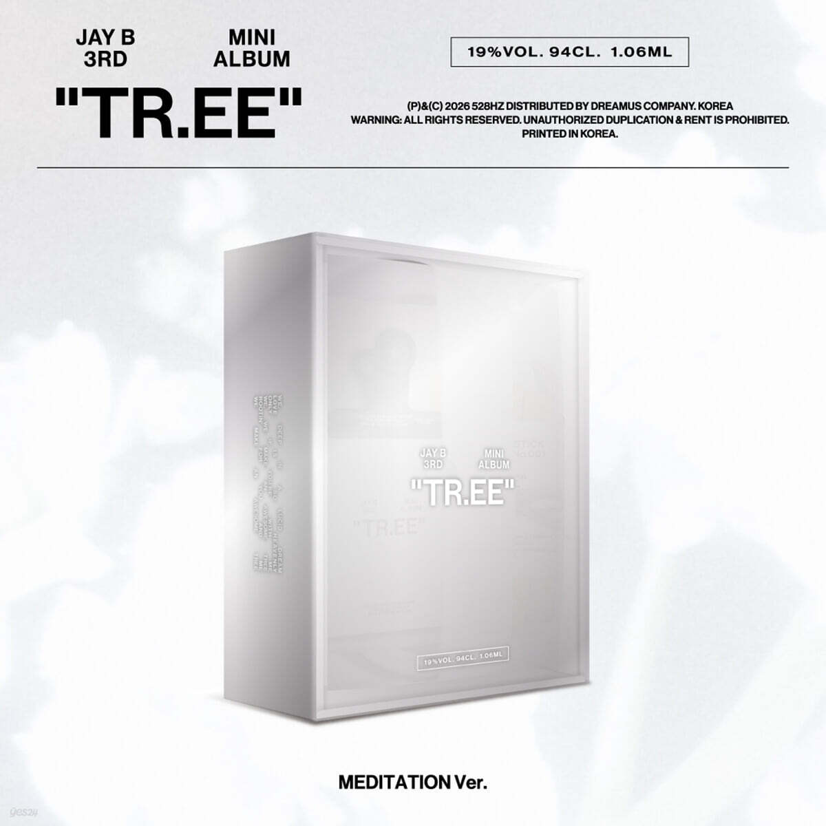 [PRE-ORDER] JAY B - 3rd Mini Album TR.EE (MEDITATION Ver.) GOT7  DKshop