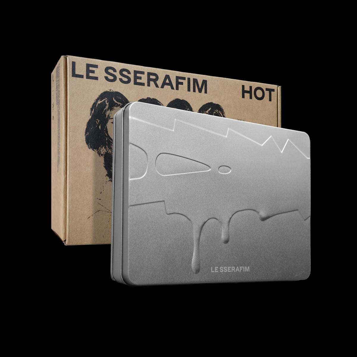 [PRE-ORDER] LE SSERAFIM - 5th Mini Album HOT (TIN CASE Ver.)