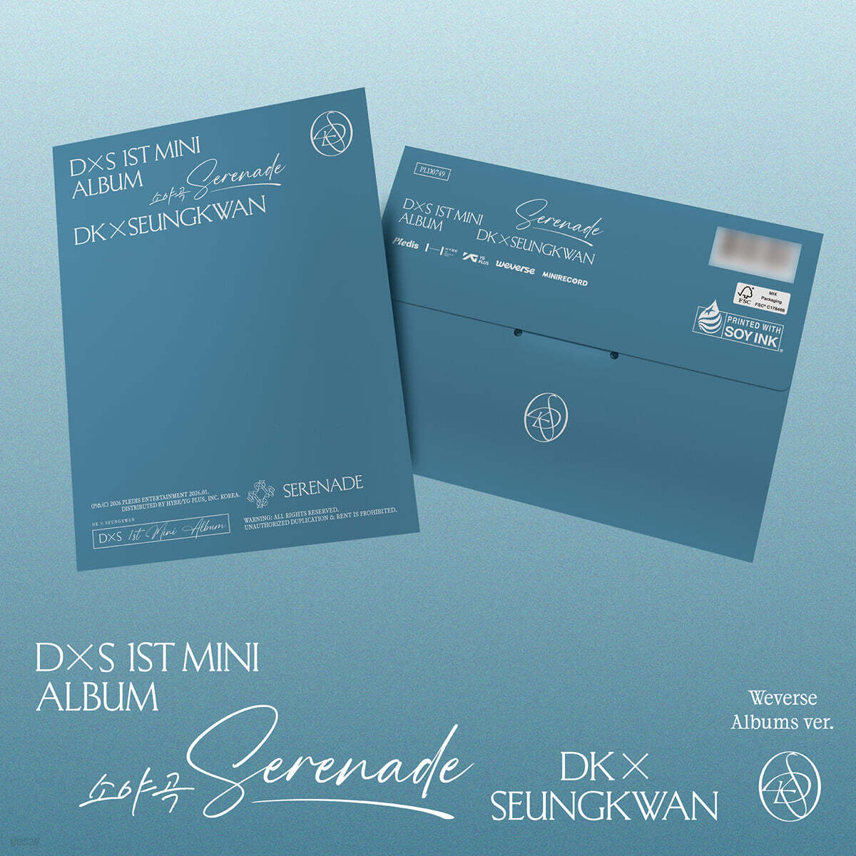 [PRE-ORDER] DK X SEUNGKWAN - 1st Mini Album SERENADE (Weverse Albums Ver.) SEVENTEEN  DKshop
