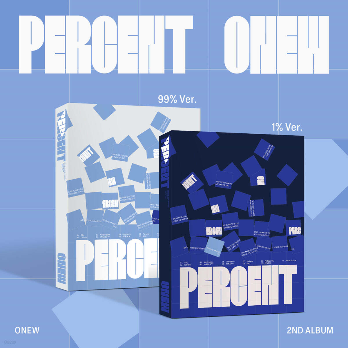 [PRE-ORDER] ONEW - 2nd Album PERCENT (Photobook Ver.) (Random Ver.) SHINee  DKshop