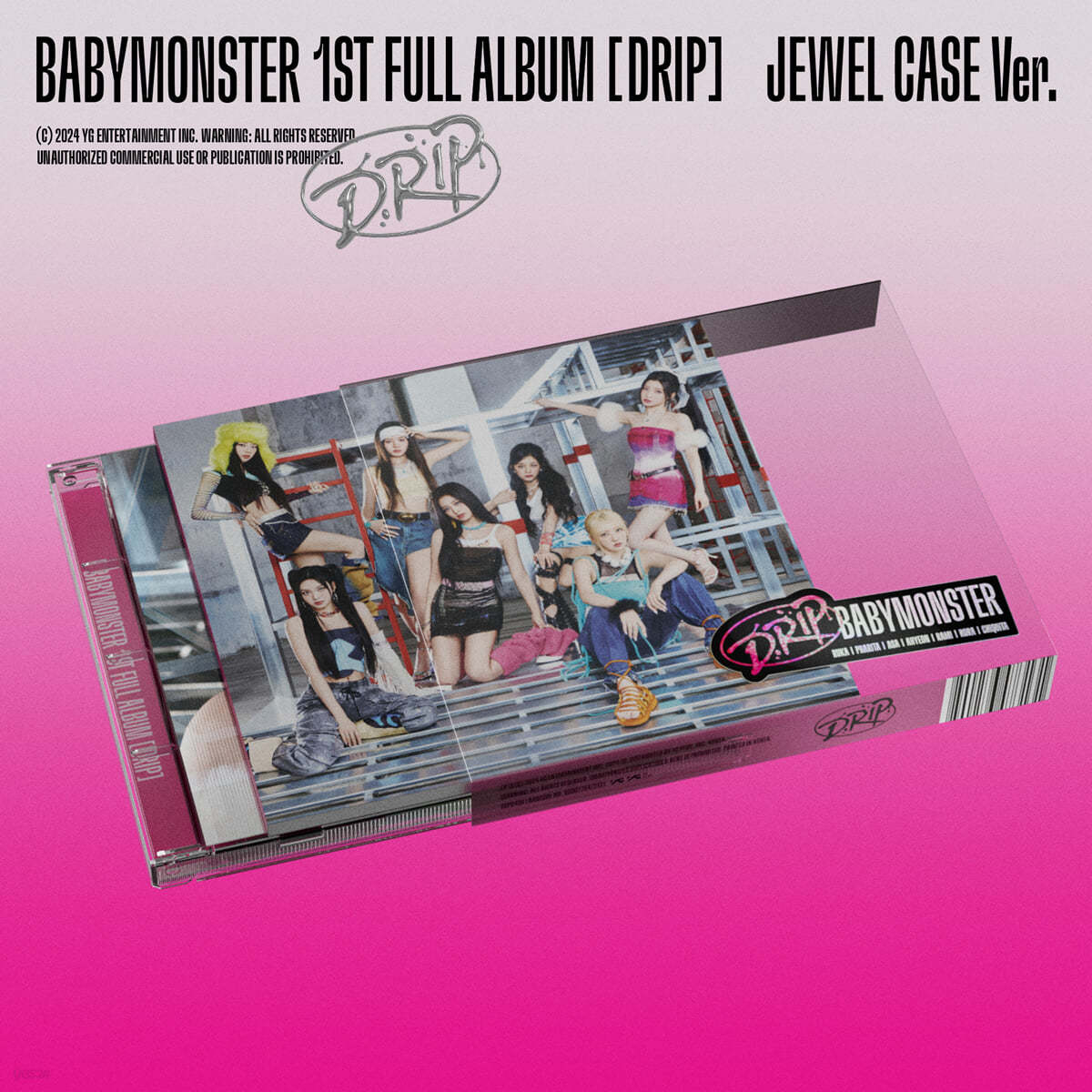 BABYMONSTER - 1st FULL Album DRIP (JEWEL CASE Ver.)