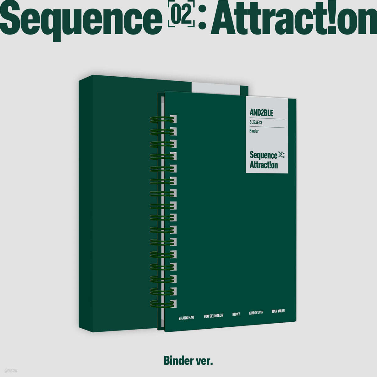 [PRE-ORDER] AND2BLE - 2nd Mini Album Sequence 02: Attraction (Binder Ver.) AND2BLE  DKshop