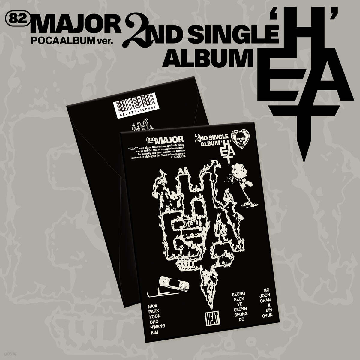 [PRE-ORDER] 82MAJOR - 2nd Single Album HEAT (POCA Ver.) 82MAJOR  DKshop
