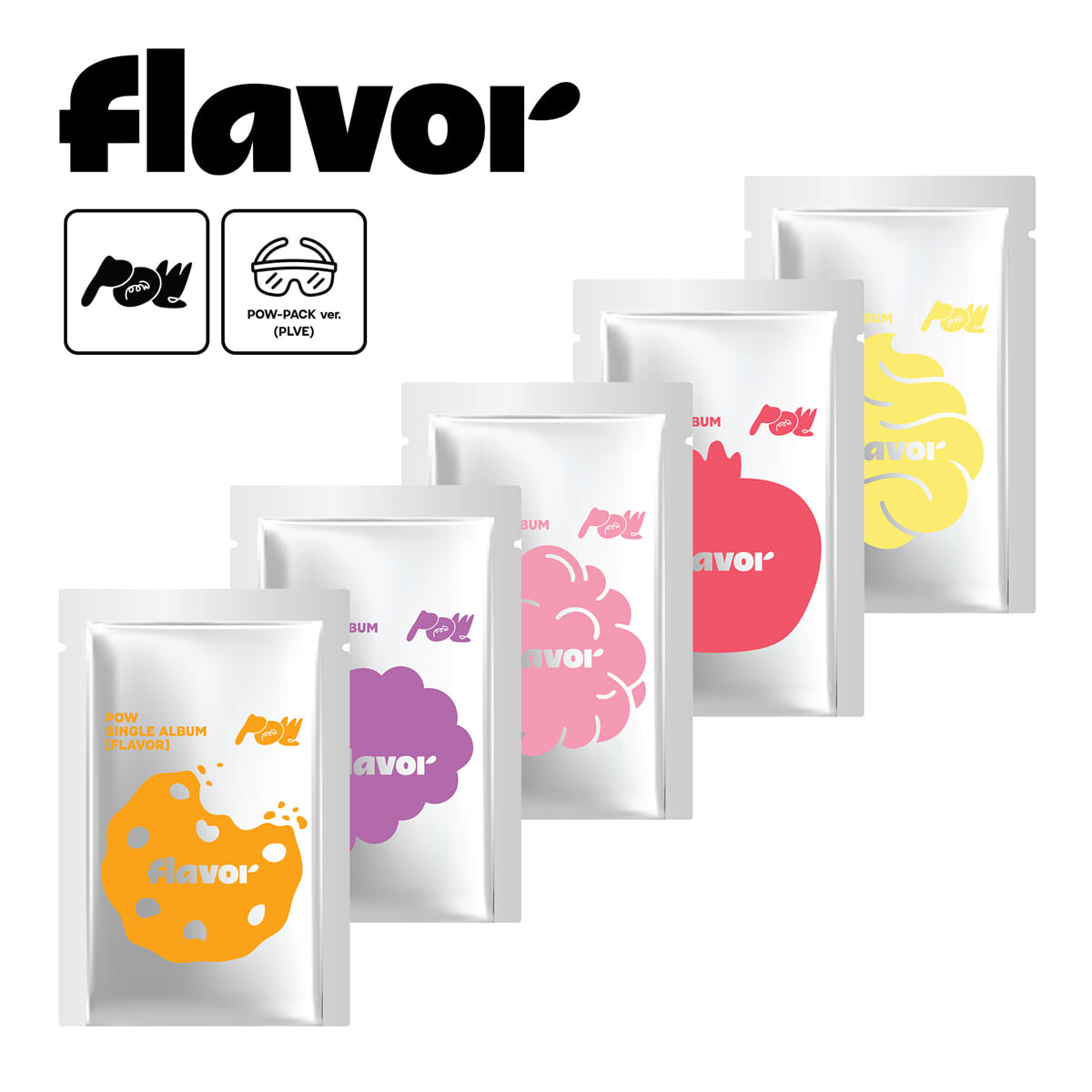 [PRE-ORDER] POW - Single Album FLAVOR (POW-PACK Ver.) (Random Ver.) POW  DKshop