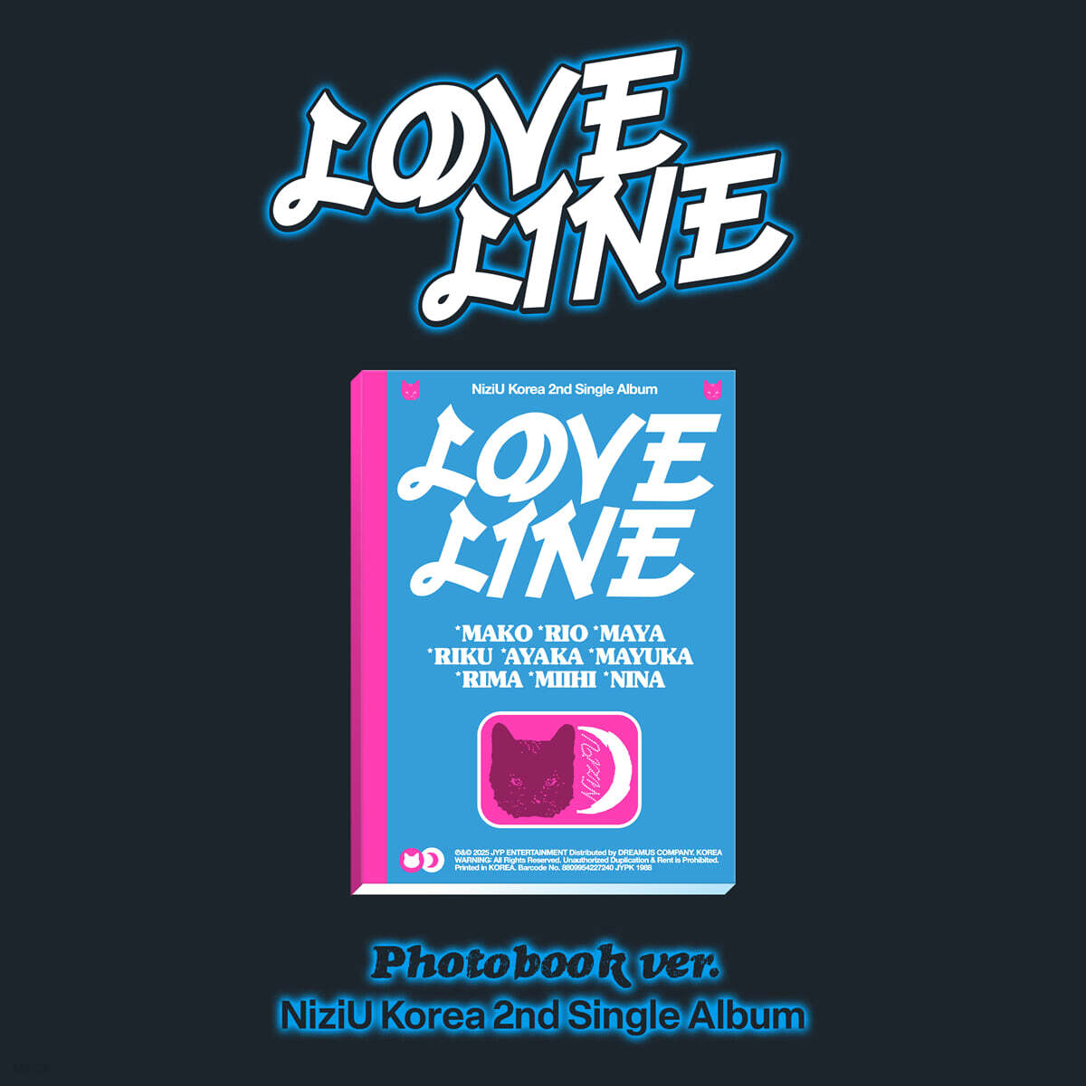 NiziU - KOREA 2nd Single Album LOVE LINE (Photobook Ver.) NiziU  DKshop