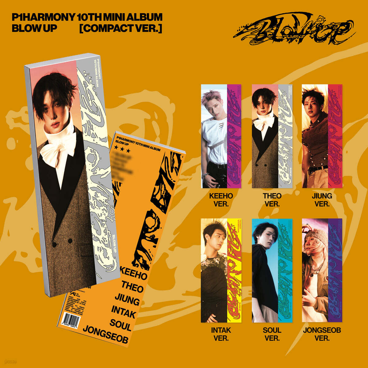 [PRE-ORDER] P1Harmony - 10th Mini Album BLOW UP (Compact Ver.) P1Harmony  DKshop