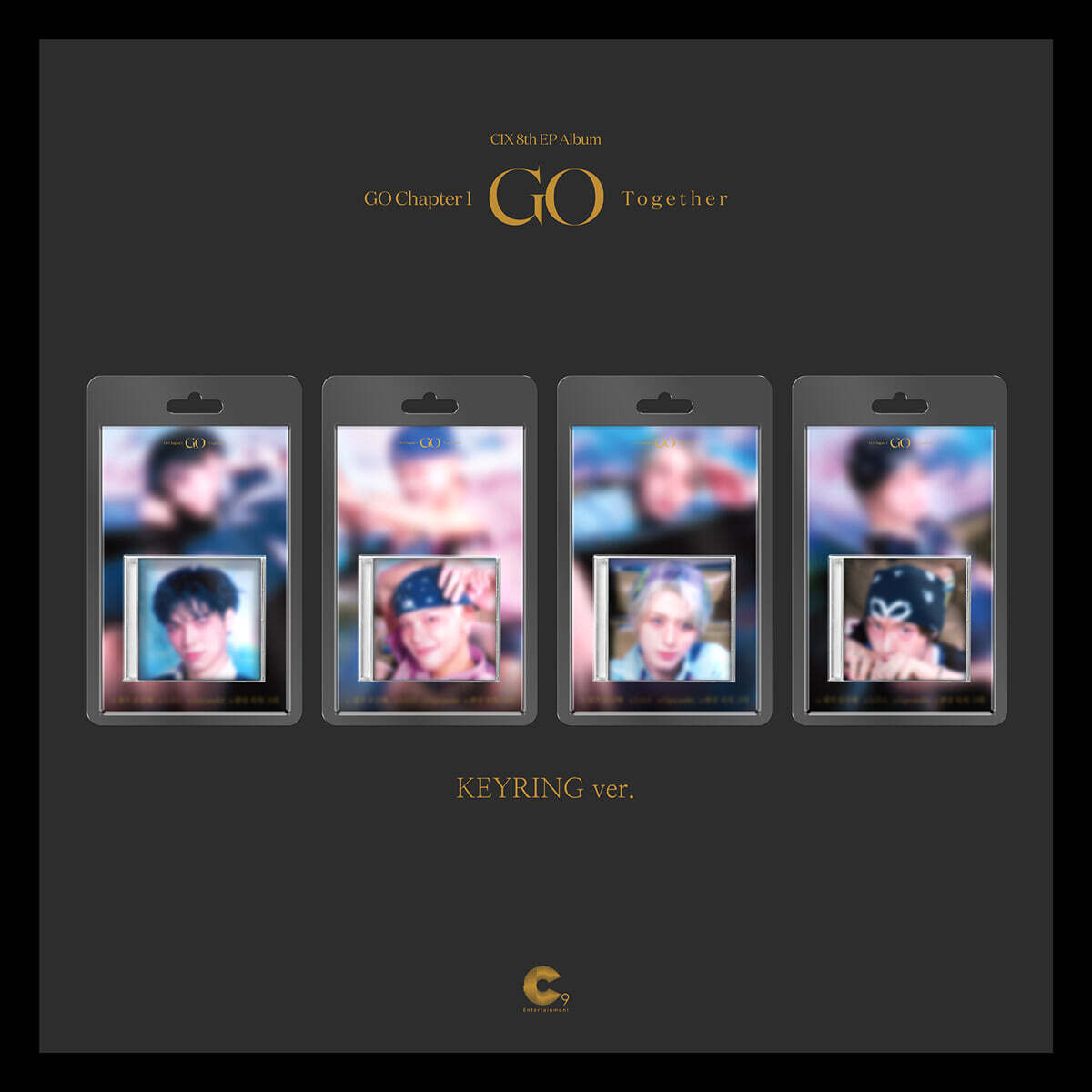 [PRE-ORDER] CIX - 8th Mini Album GO Chapter 1 : GO Together (KEYRING Ver.) (Random Ver.) CIX  DKshop