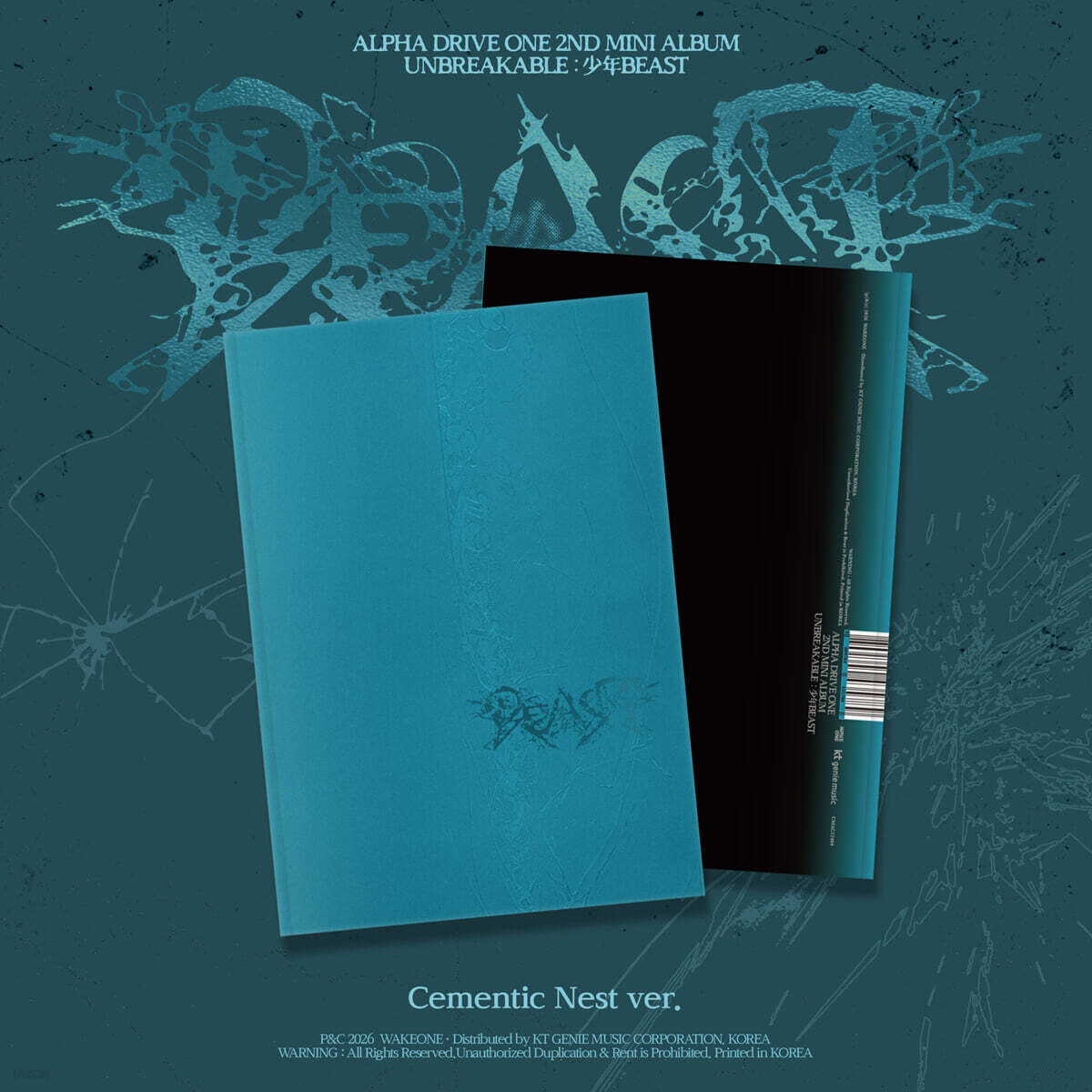 [PRE-ORDER] ALPHA DRIVE ONE - 2nd Mini Album UNBREAKABLE : 少年BEAST (Cementic Nest Ver.) ALPHA DRIVE ONE  DKshop