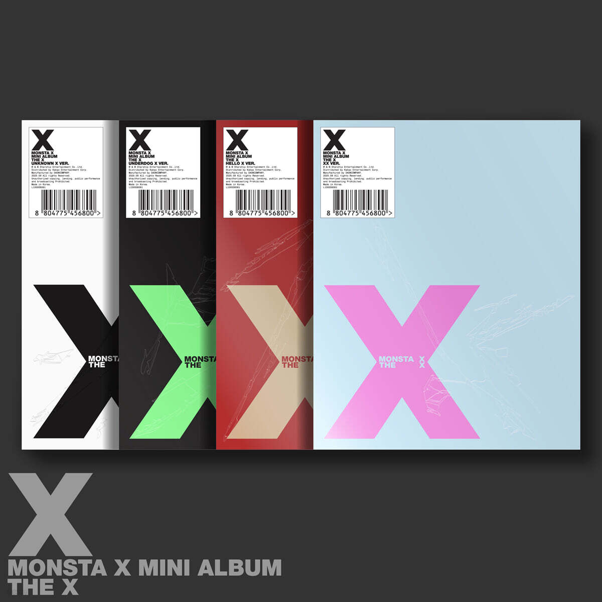 [PRE-ORDER] MONSTA X - Mini Album THE X MONSTA X  DKshop
