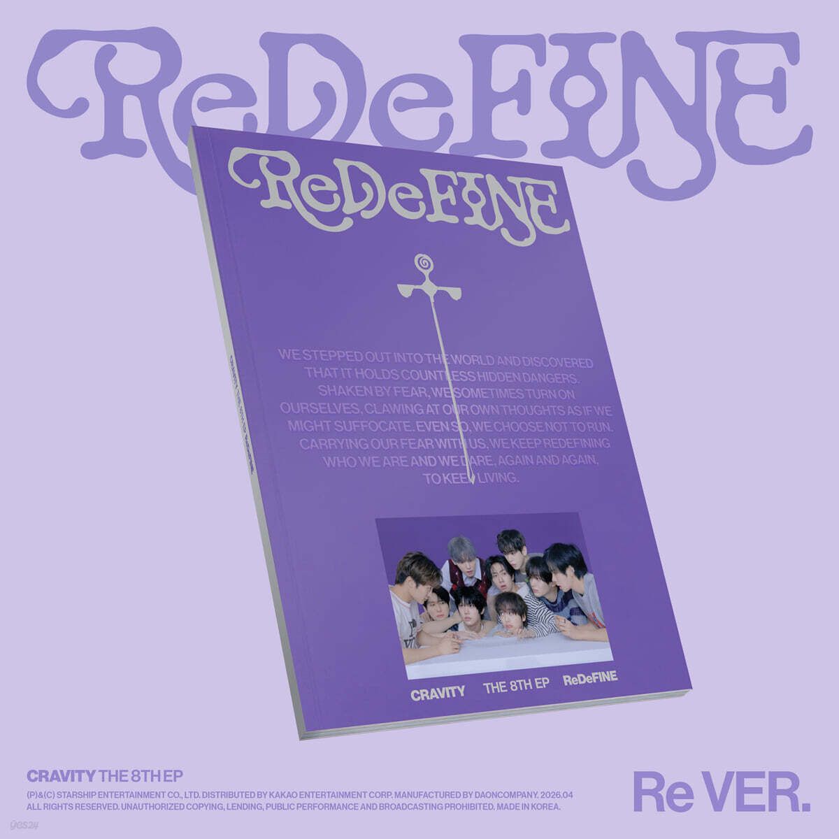 [PRE-ORDER] CRAVITY - 8th Mini Album ReDeFINE (Re Ver.) CRAVITY  DKshop