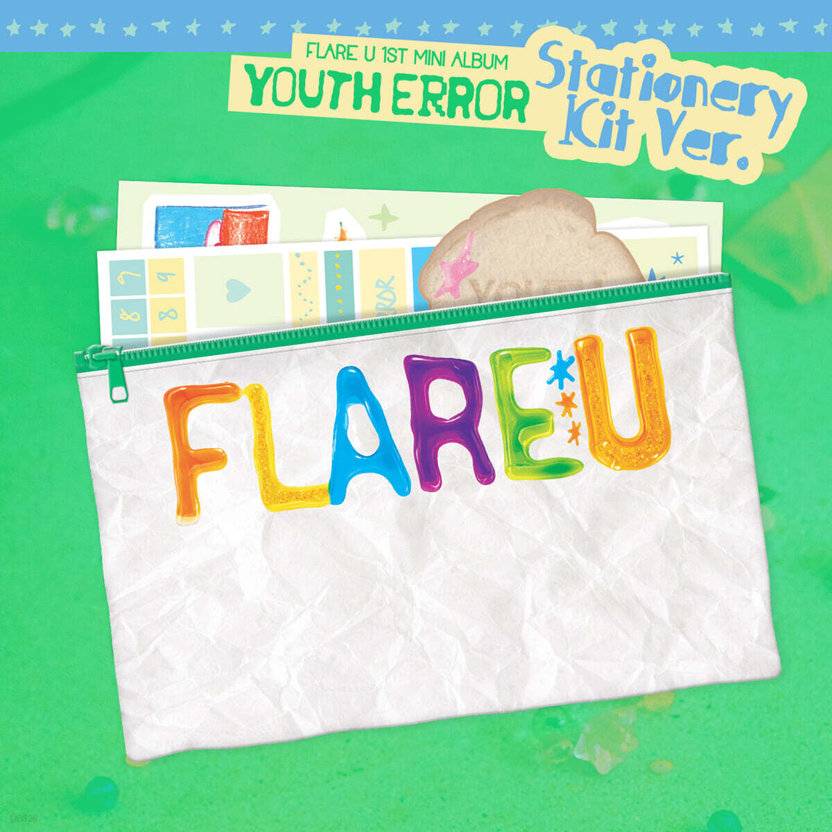 [PRE-ORDER] FLARE U - 1st Mini Album YOUTH ERROR (Stationery Kit Ver.) FLARE U  DKshop