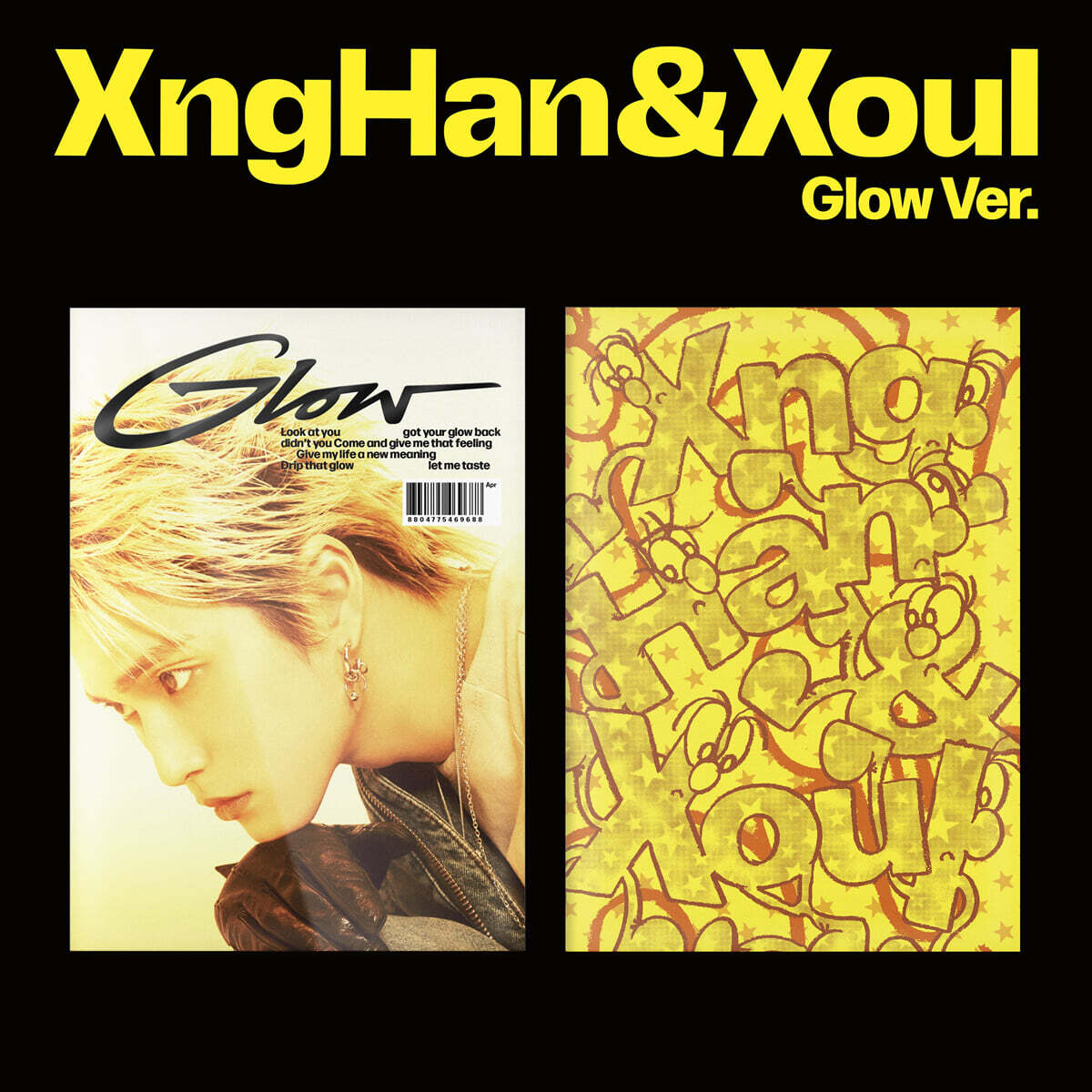 [PRE-ORDER] XngHan&Xoul - 1st Mini Album Glow (Glow Ver.) (Random Ver.) XngHan&Xoul  DKshop