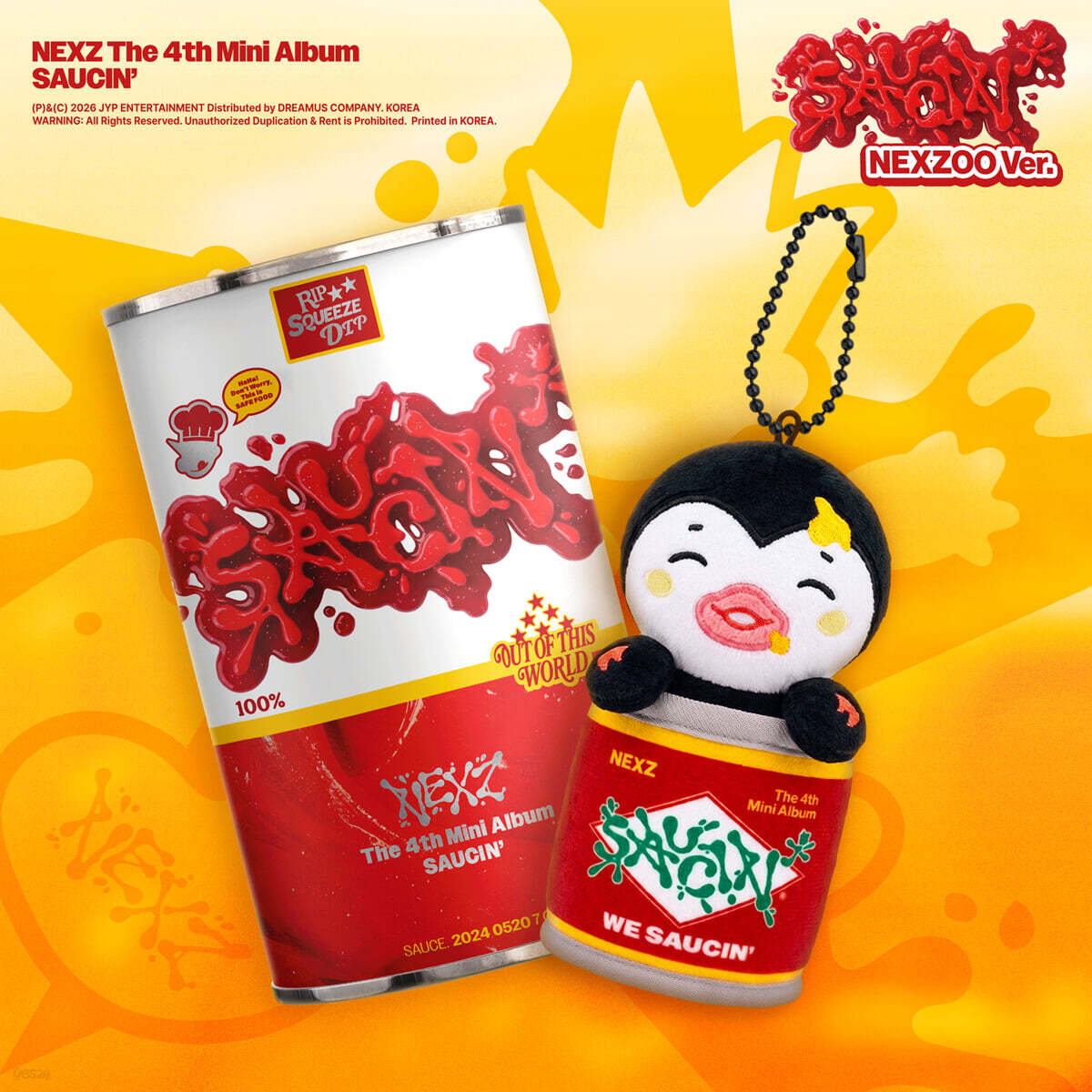 [PRE-ORDER] NEXZ - 4th Mini Album SAUCIN' (NEXZOO Ver.) NEXZ  DKshop