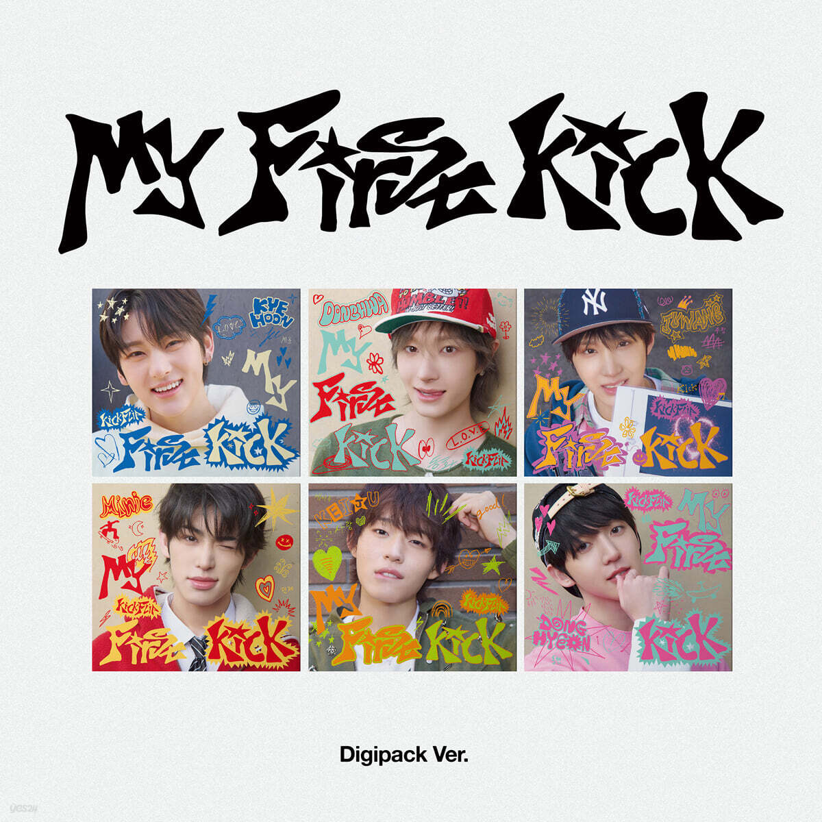 KickFlip - 4th Mini Album My First Kick (Digipack Ver.) (Random Ver.) KickFlip  DKshop