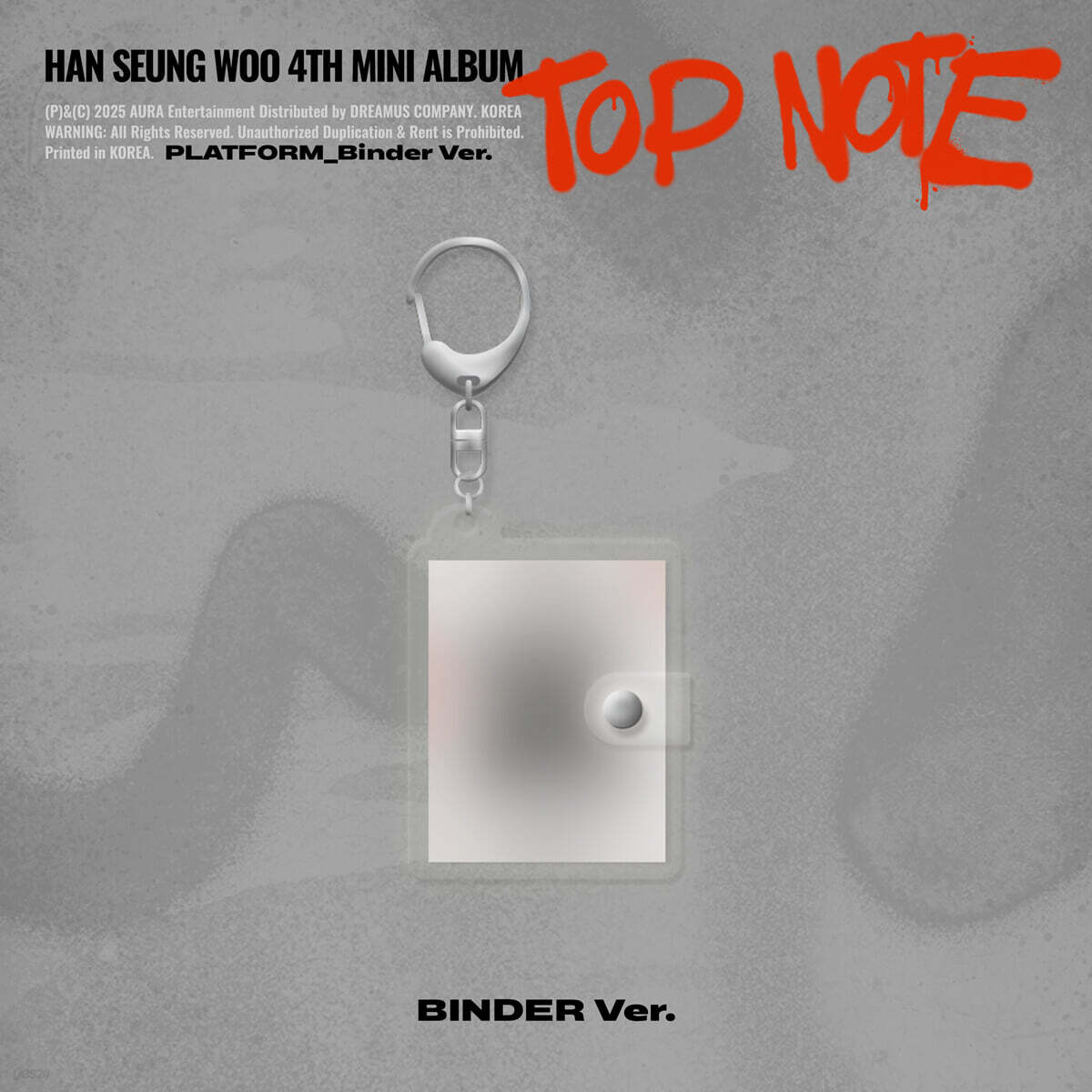 [PRE-ORDER] HAN SEUNG WOO - 4th Mini Album TOP NOTE (PLATFORM_Binder Ver.) HAN SEUNG WOO  DKshop