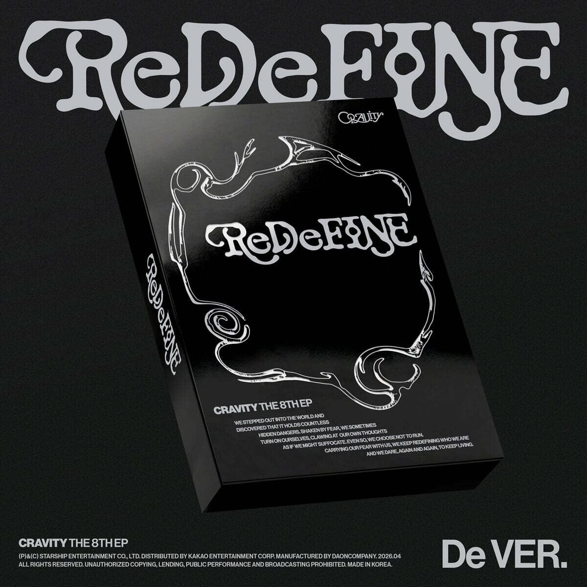 [PRE-ORDER] CRAVITY - 8th Mini Album ReDeFINE (De Ver.) CRAVITY  DKshop
