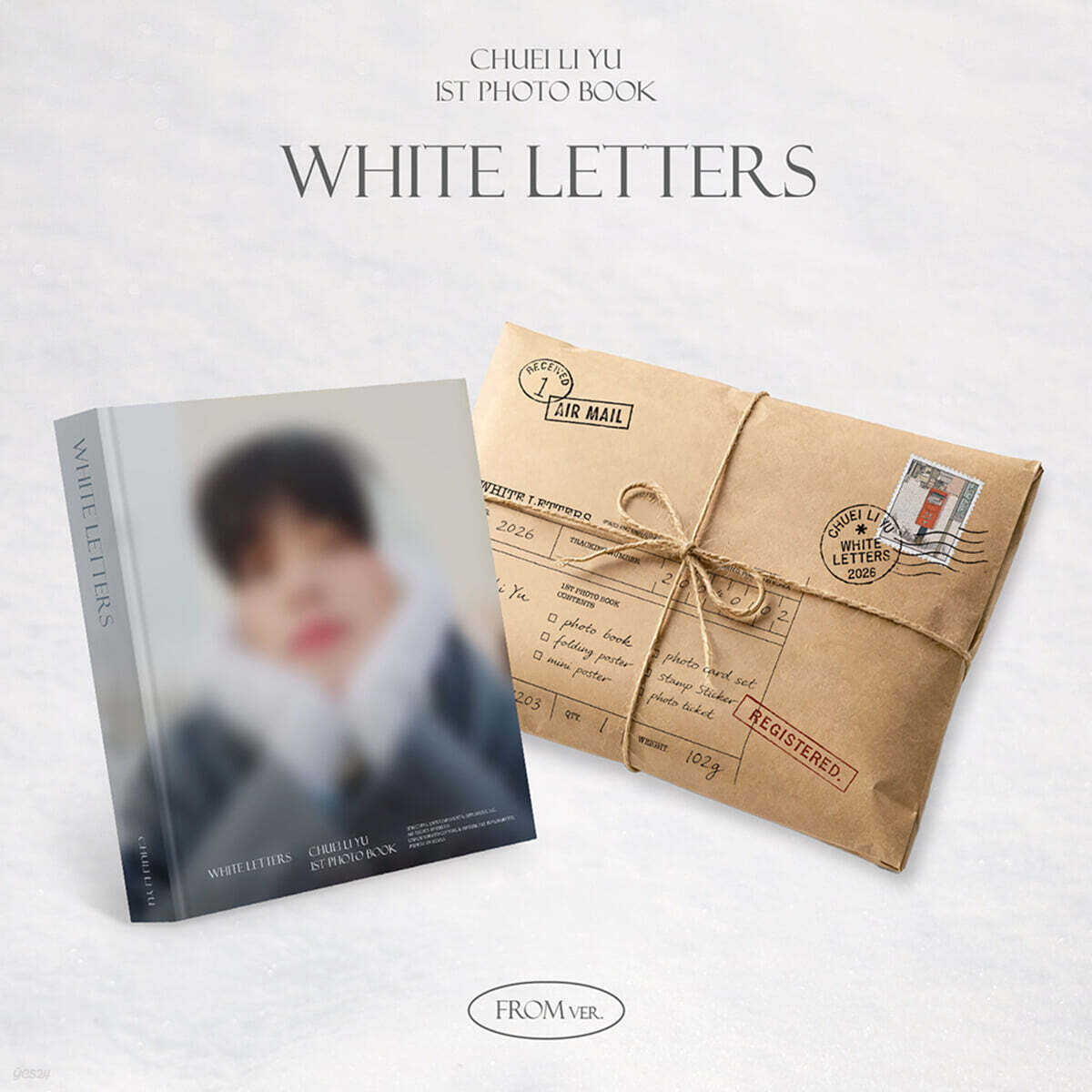 [PRE-ORDER] CHUEI LI YU - 1st PHOTO BOOK WHITE LETTERS (FROM Ver.) CHUEI LI YU  DKshop