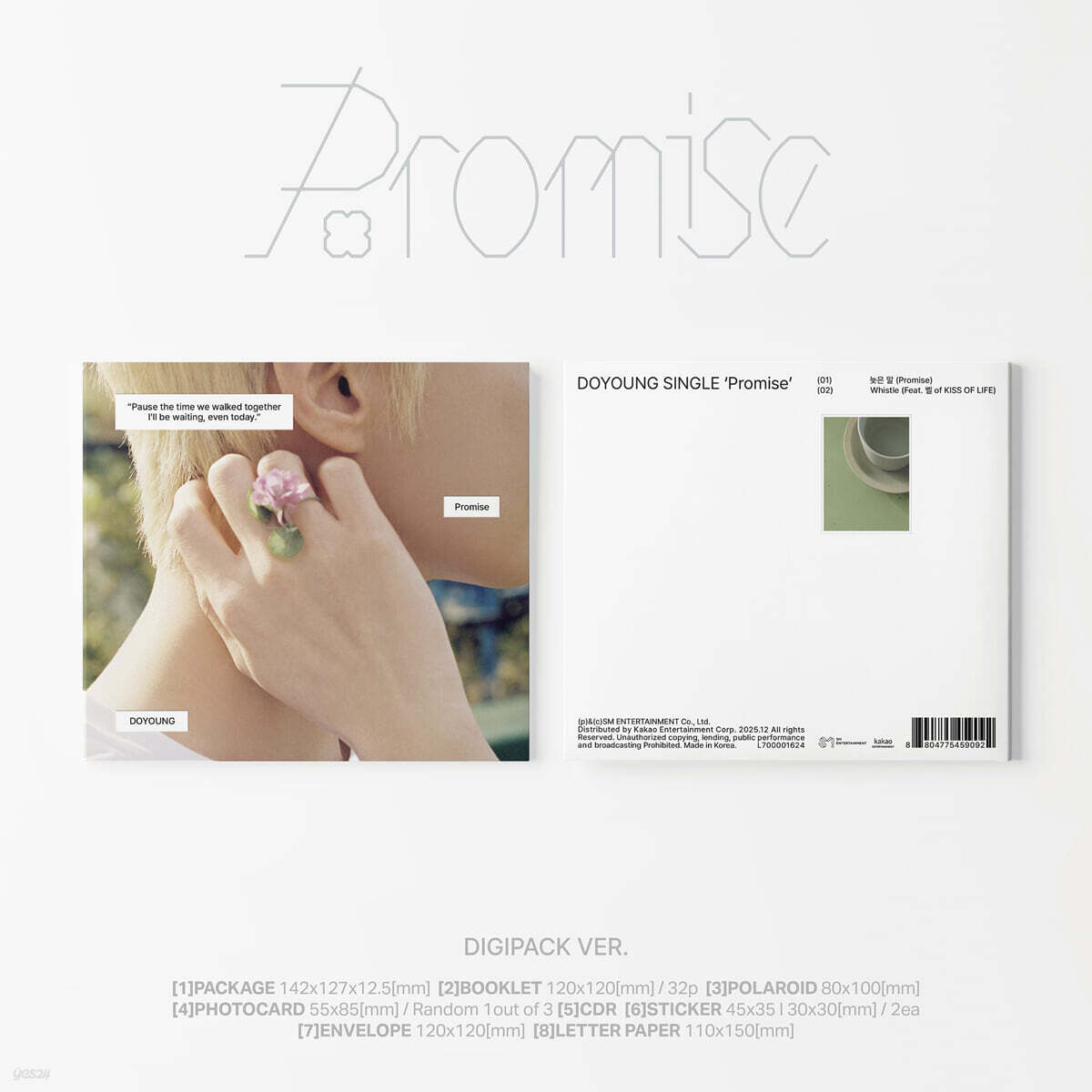 DOYOUNG - Single Album Promise (DIGIPACK Ver.) NCT  DKshop