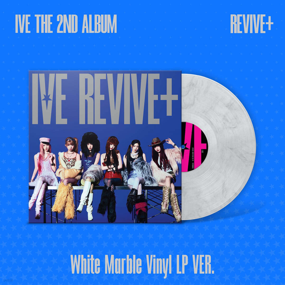 [PRE-ORDER] IVE - THE 2ND ALBUM : REVIVE+ (WHITE MARBLE VINYL LP VER.) IVE  DKshop